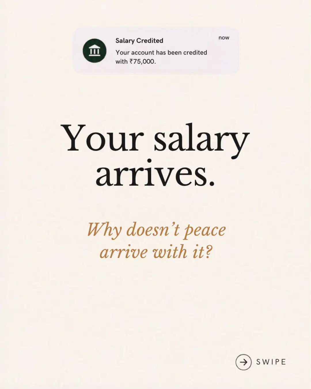 StoryMirror Facebook ad: Most of us were taught how to earn.