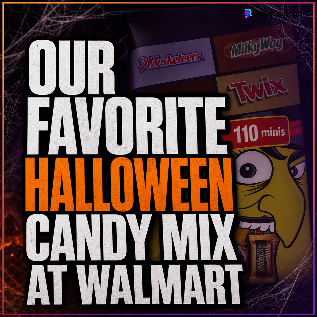 BuyersReport Facebook ad: Stock Up for Trick-or-Treat Night