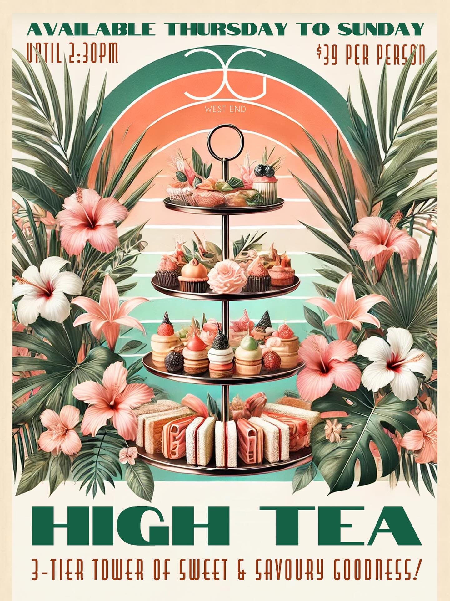 Covent Garden Facebook ad: Indulge in the Art of High Tea