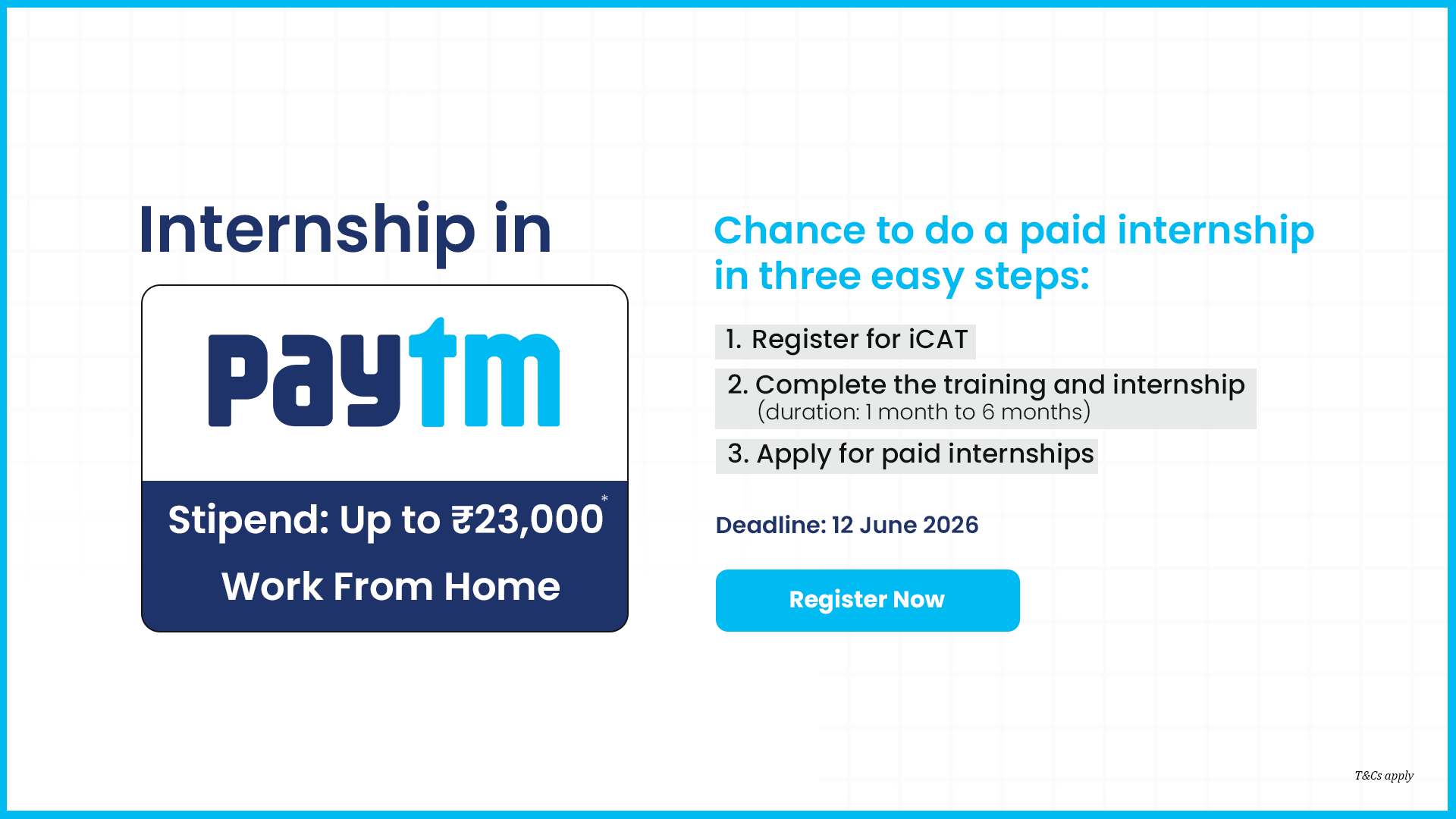 Internship Studio Facebook ad from May 15, 2026