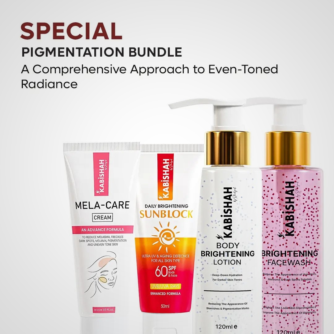 Kabishah Facebook ad: BEST PIGMENTATION BUNDLE