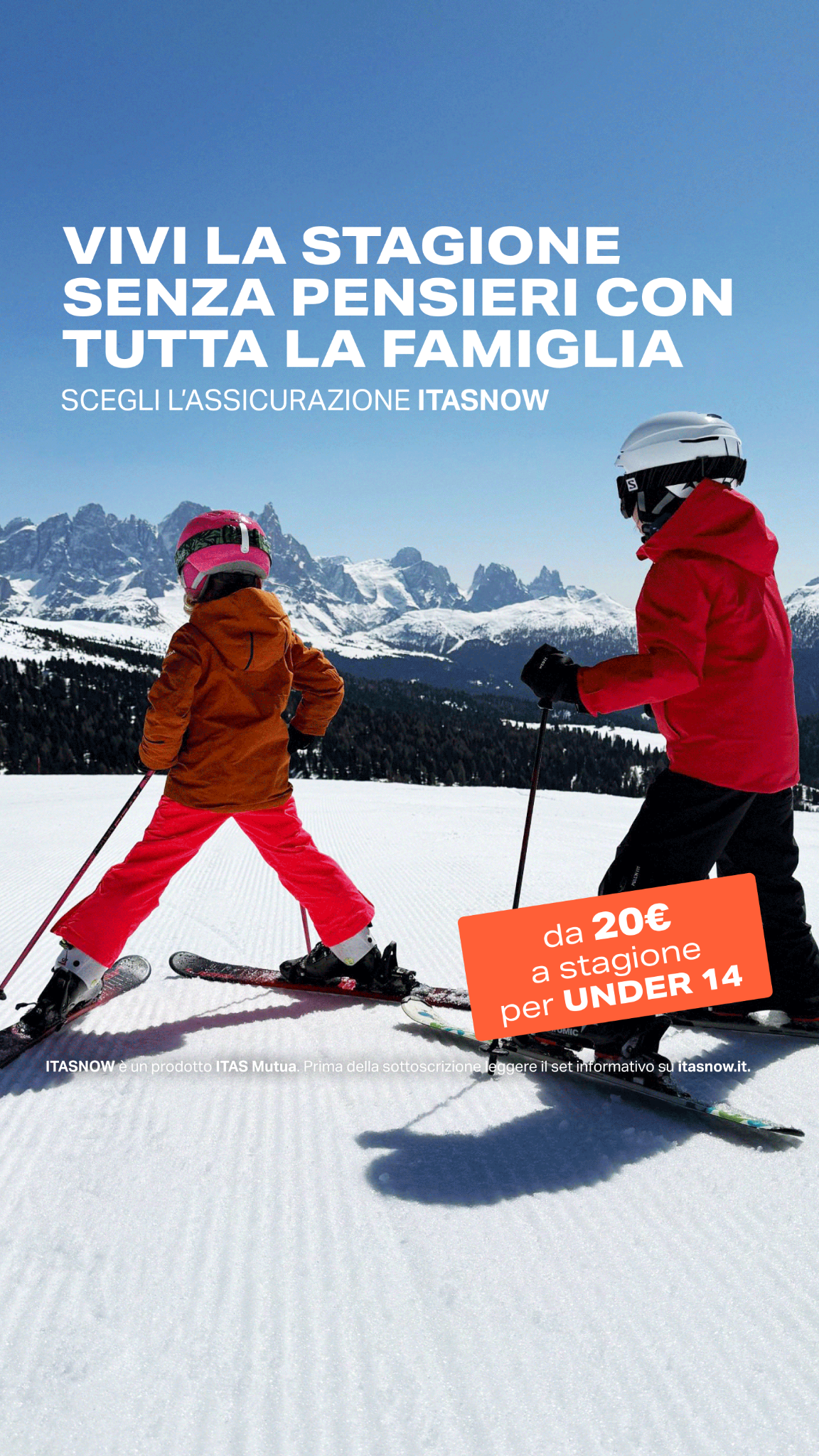Itasnow Facebook ad from Nov 18, 2025