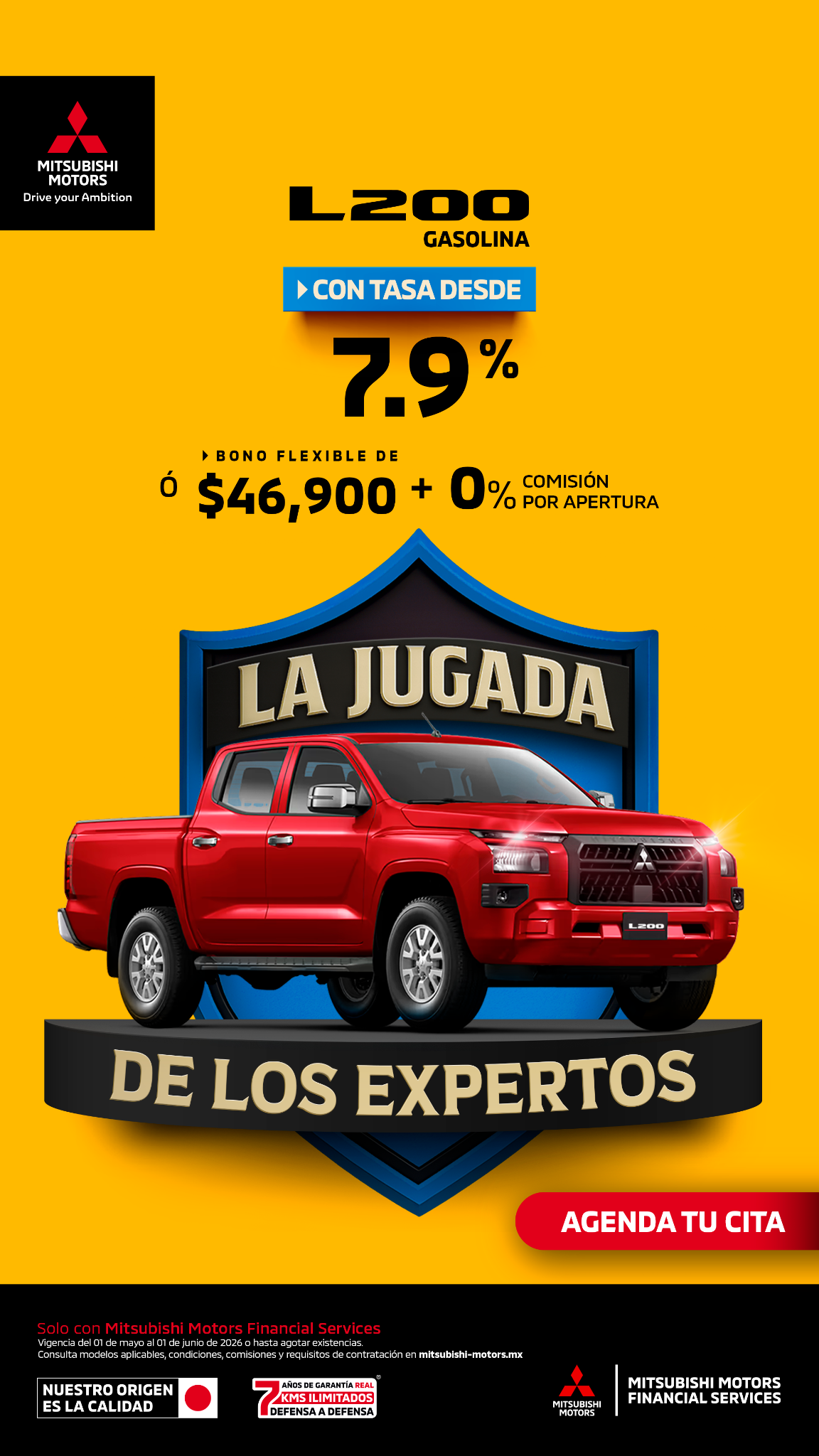 Mitsubishi Motors De México Facebook ad