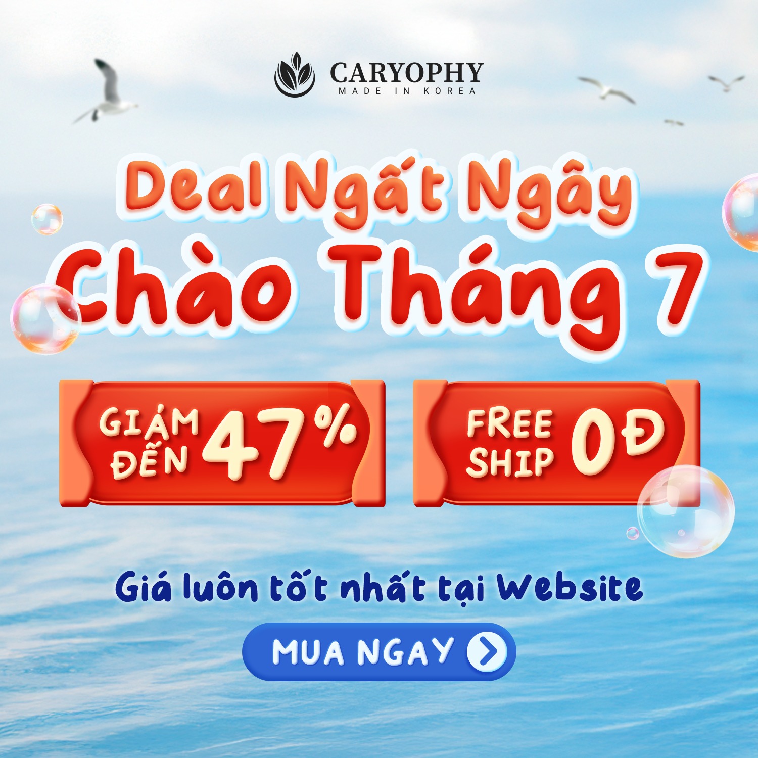 Caryophy Việt Nam Facebook ad: NGÀN DEAL NGẤT NGÂY CHÀO THÁNG 7 TẠI…