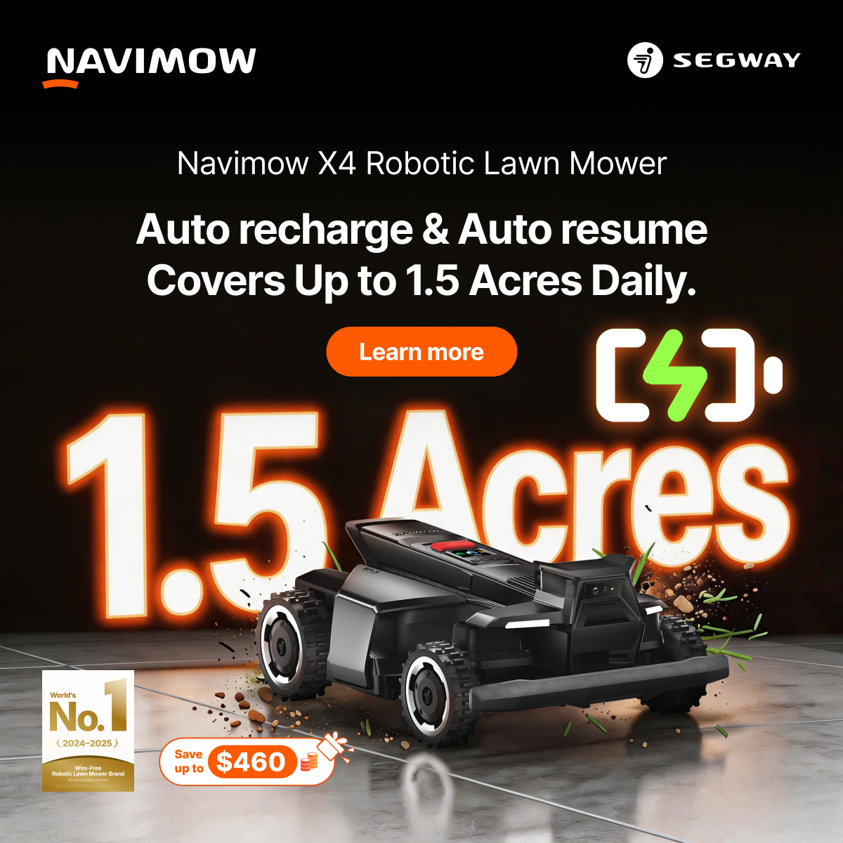 Segway Navimow Facebook ad from Jun 23, 2026
