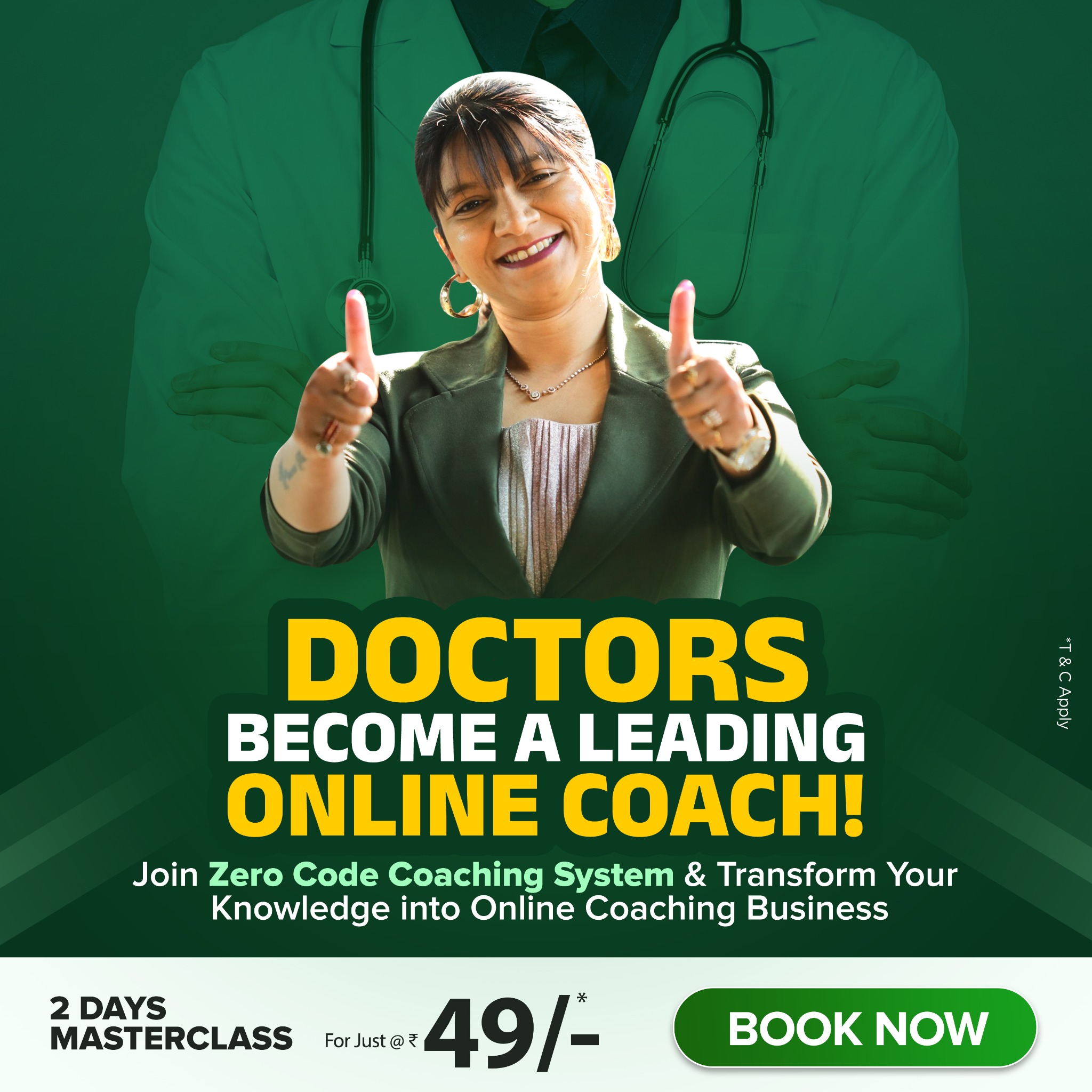 Dr.Bhagyashri Shinde Facebook ad: Doctors, Turn Your Expertise into Income