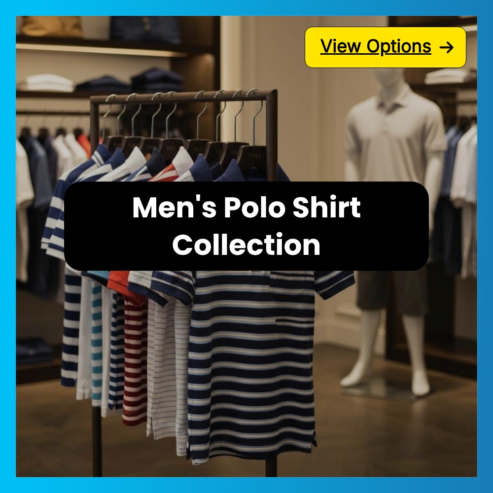 SwiftResults Resurgence Facebook ad: Men's Polo Shirt Collection