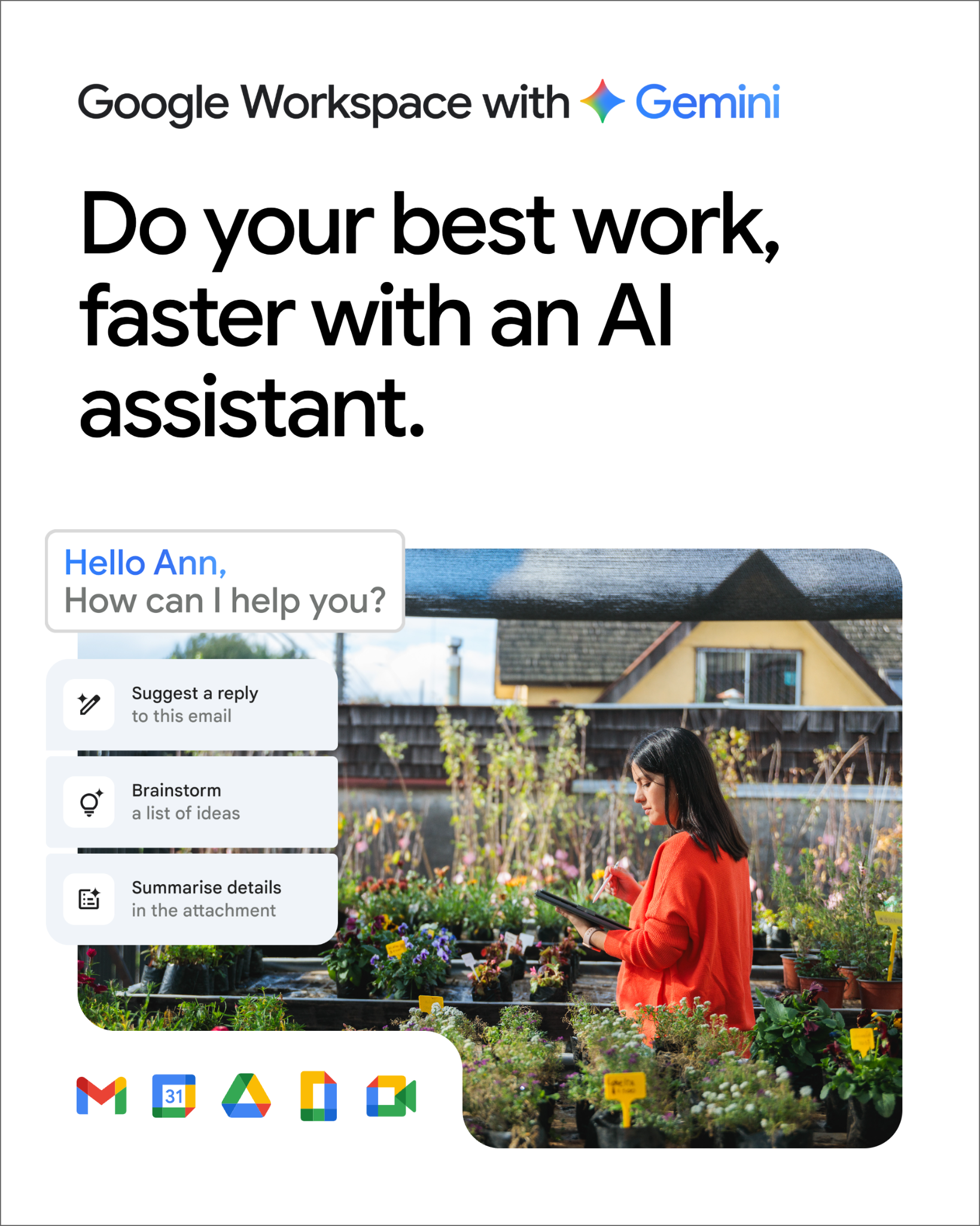 Google Workspace Facebook ad