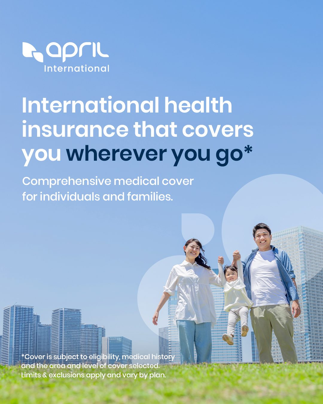 APRIL International Facebook ad