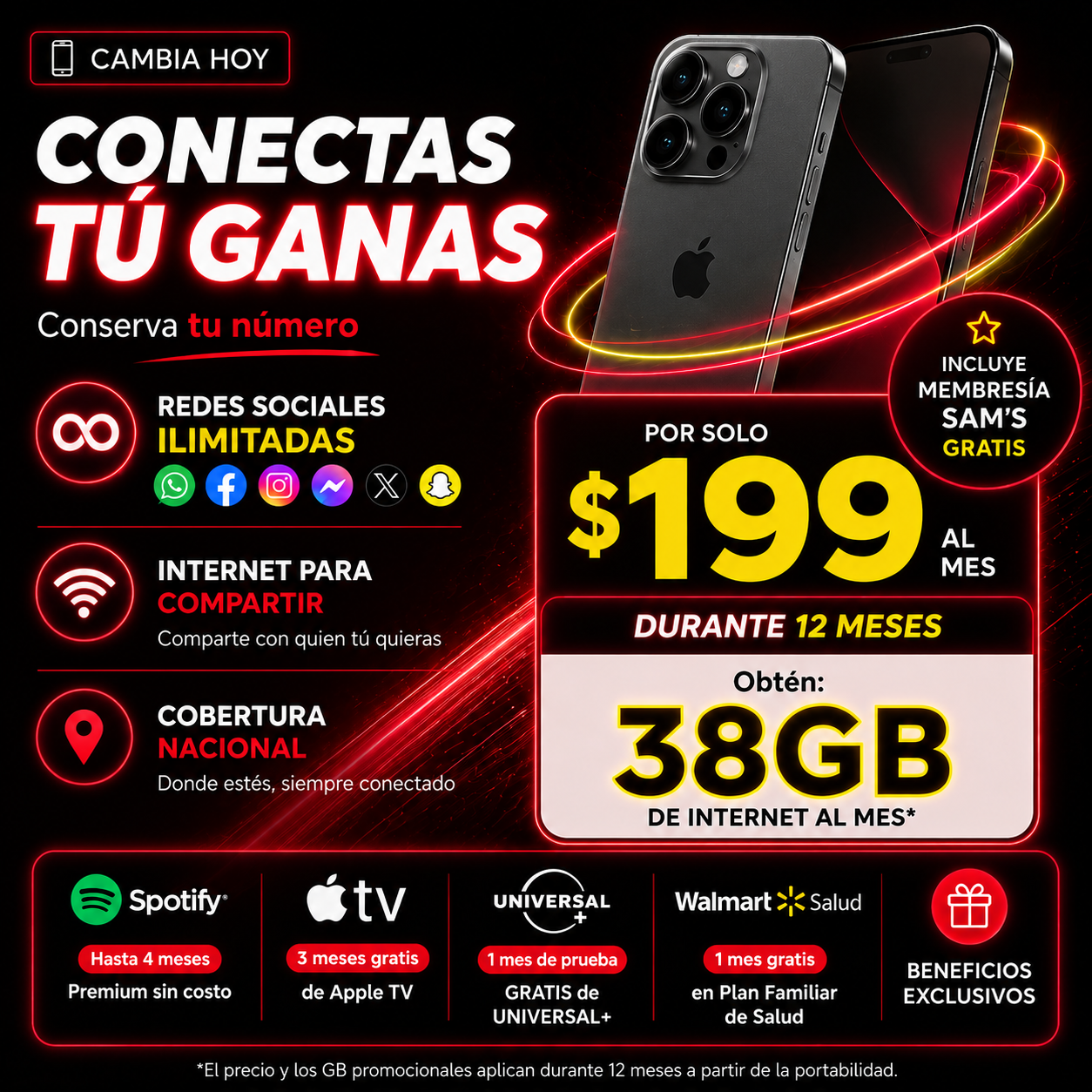 Portabilidad - Distribuidor Autorizado Facebook ad