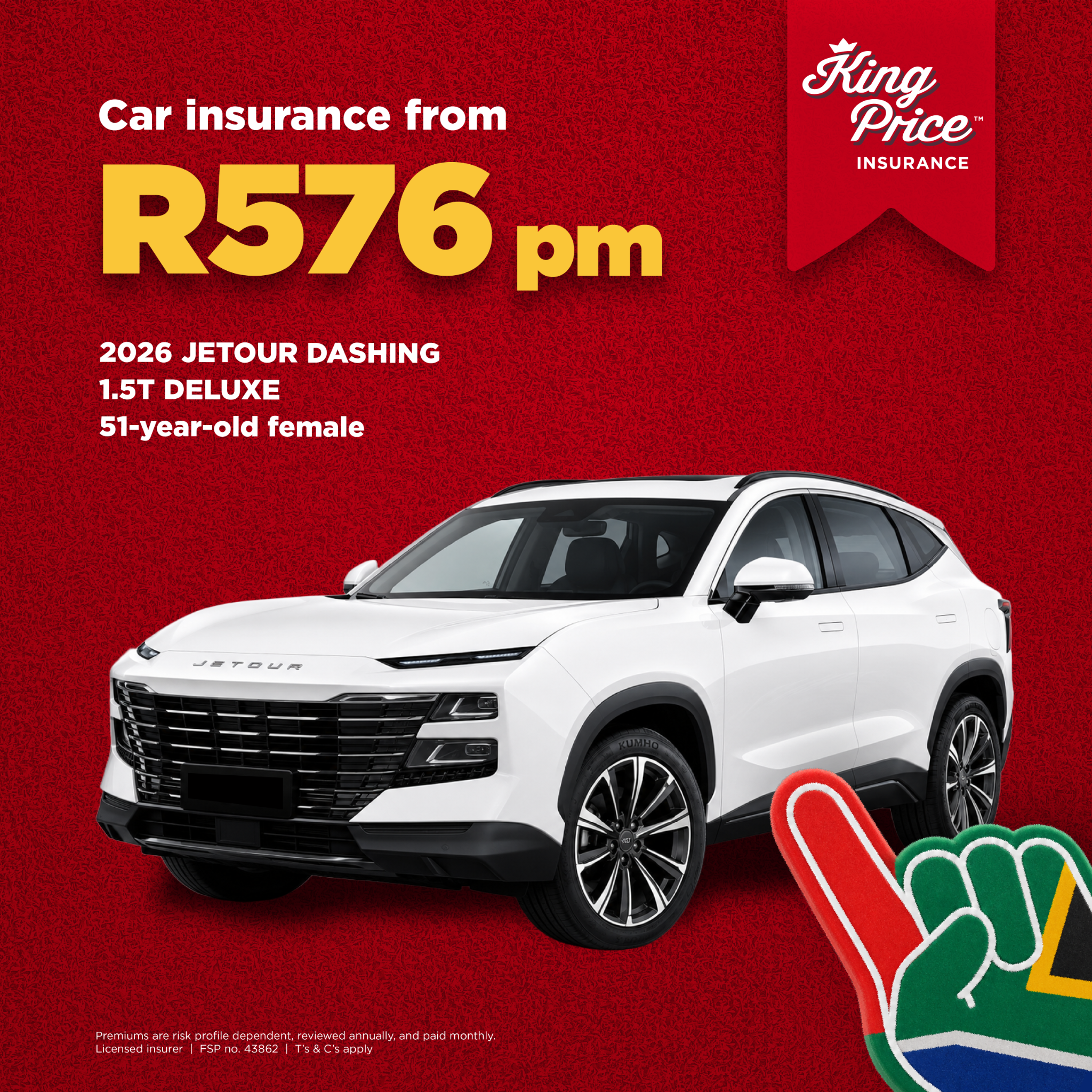 King Price Insurance Facebook ad