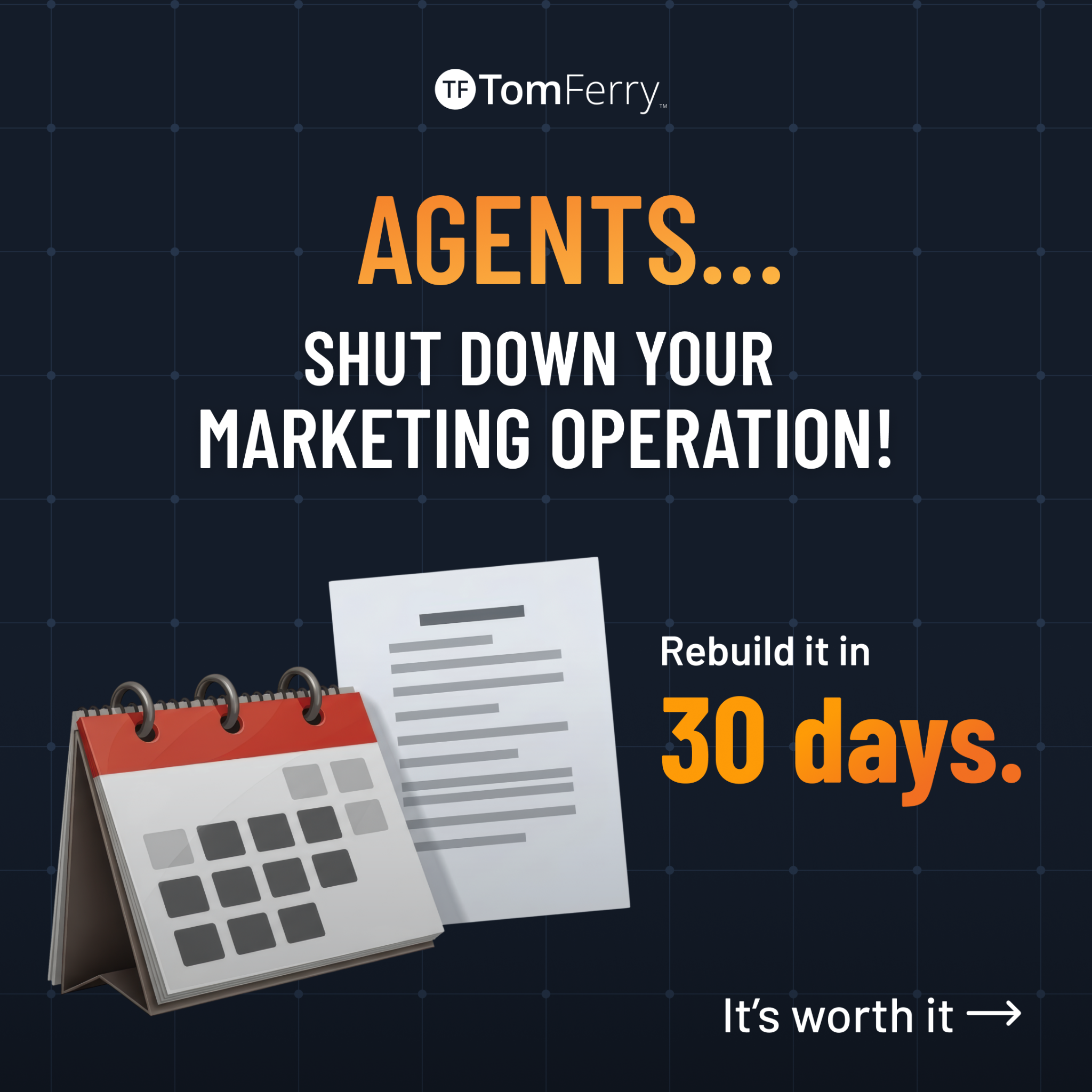 Tom Ferry Facebook ad