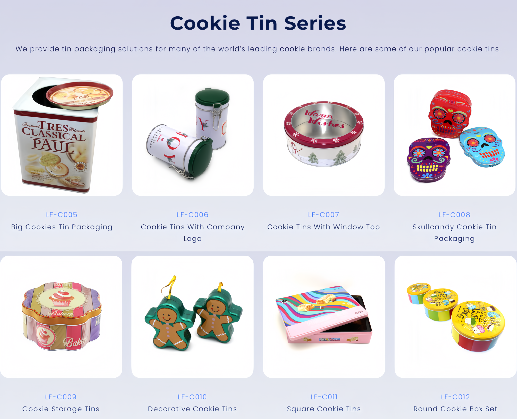 Finetins Facebook ad: Looking for a reliable tin packaging manufacturer?