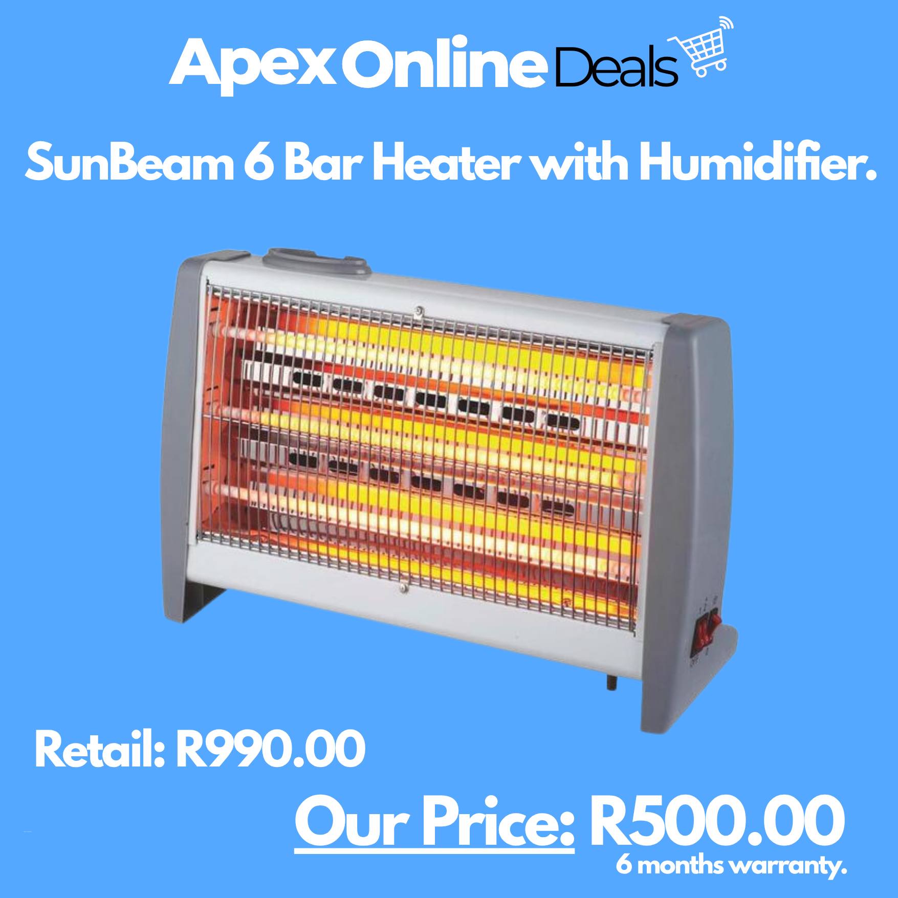 Apex Online Deals Facebook ad: NEW PAGE. BIG SAVINGS.