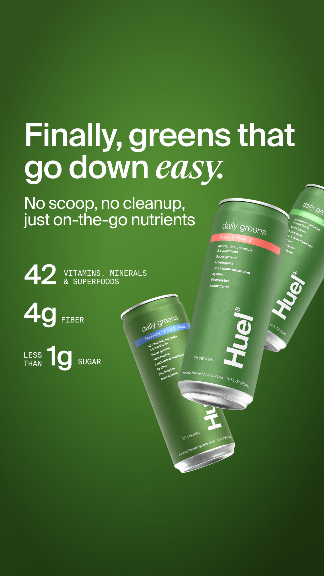 Huel Facebook ad
