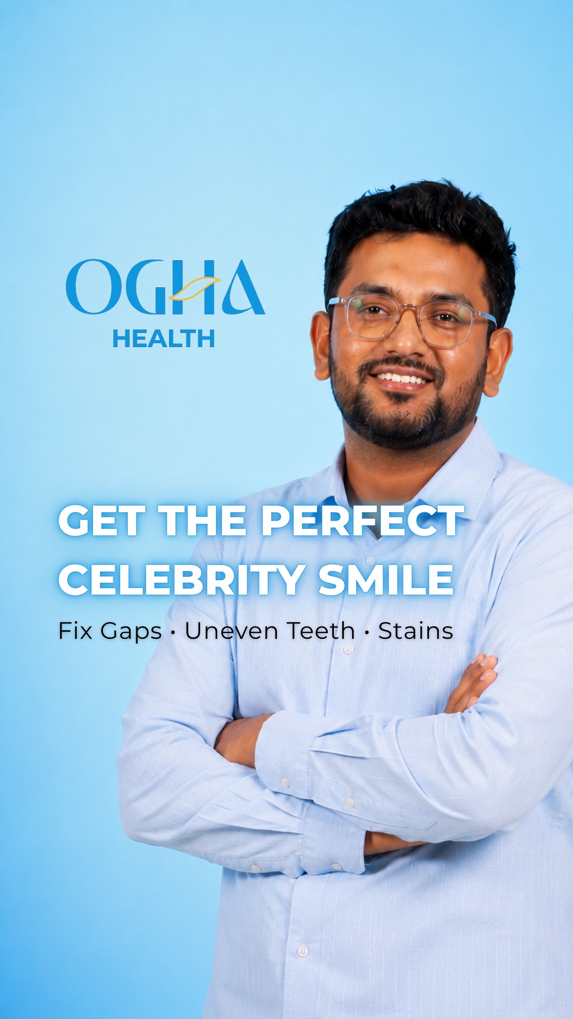 Ogha Health Facebook ad: Ogha Health is redefining cosmetic dentistry and smile…