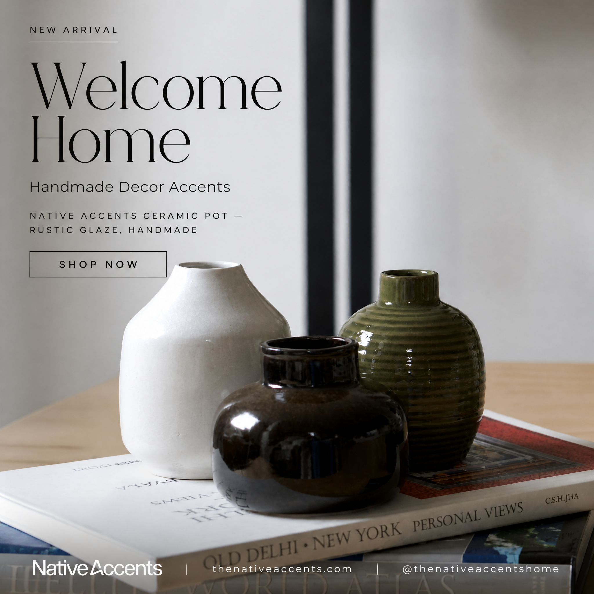 Native Accents Facebook ad: Little accents, lasting warmth.