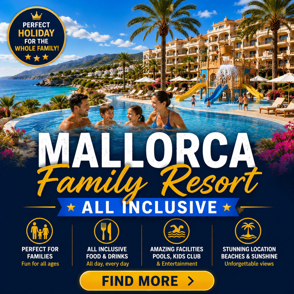 Dream Holidays Facebook ad