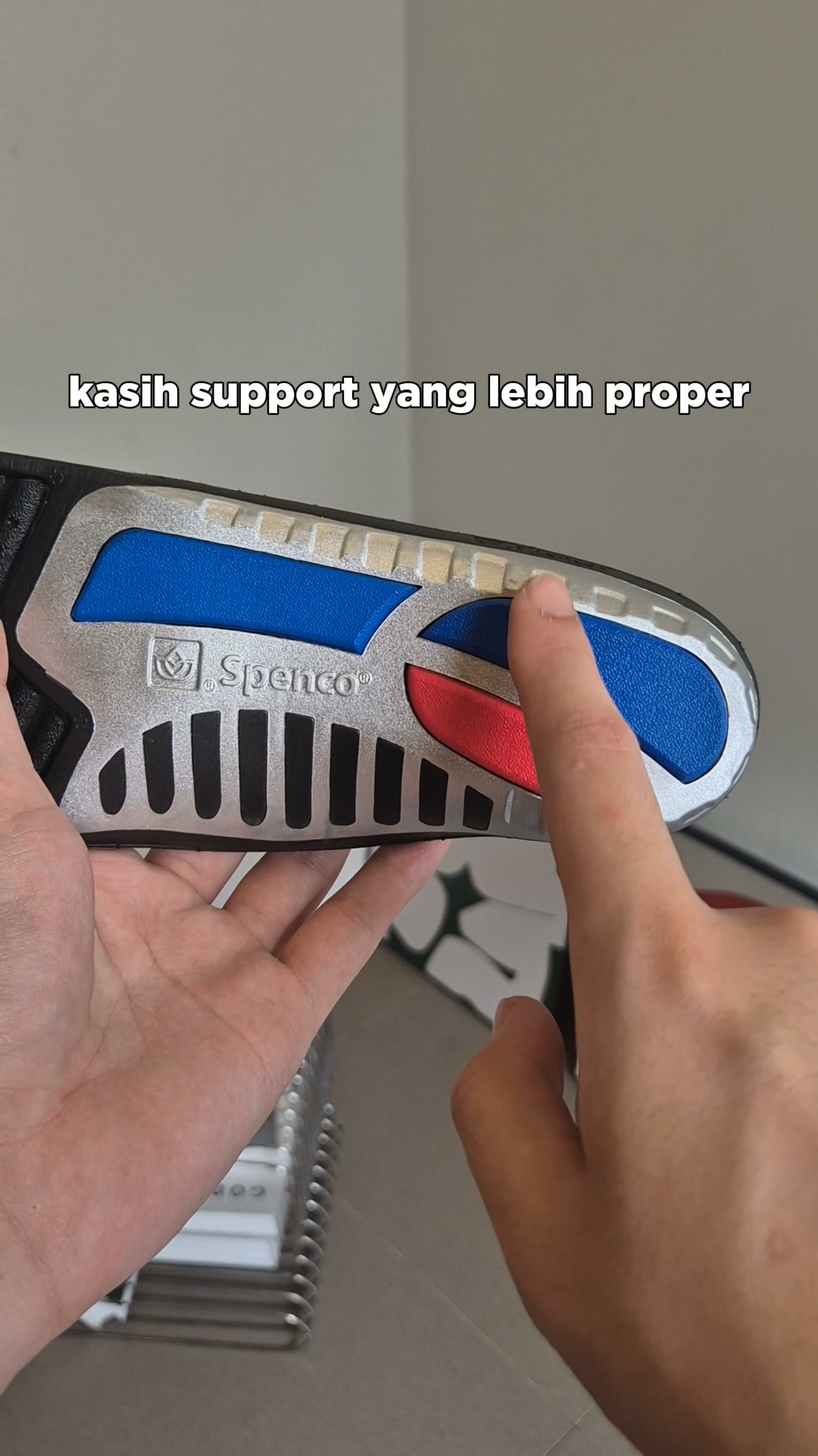 Spenco a foot health products for reducing pain and increase mobility Facebook ad: Sepatu Empuk Belum Tentu Cukup