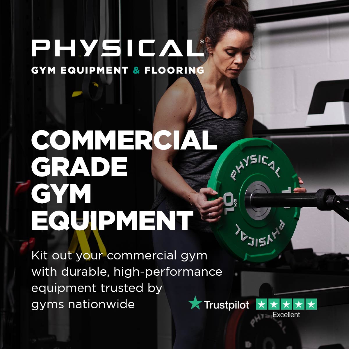 Physical Company Facebook ad: Gym Equipment & Flooring