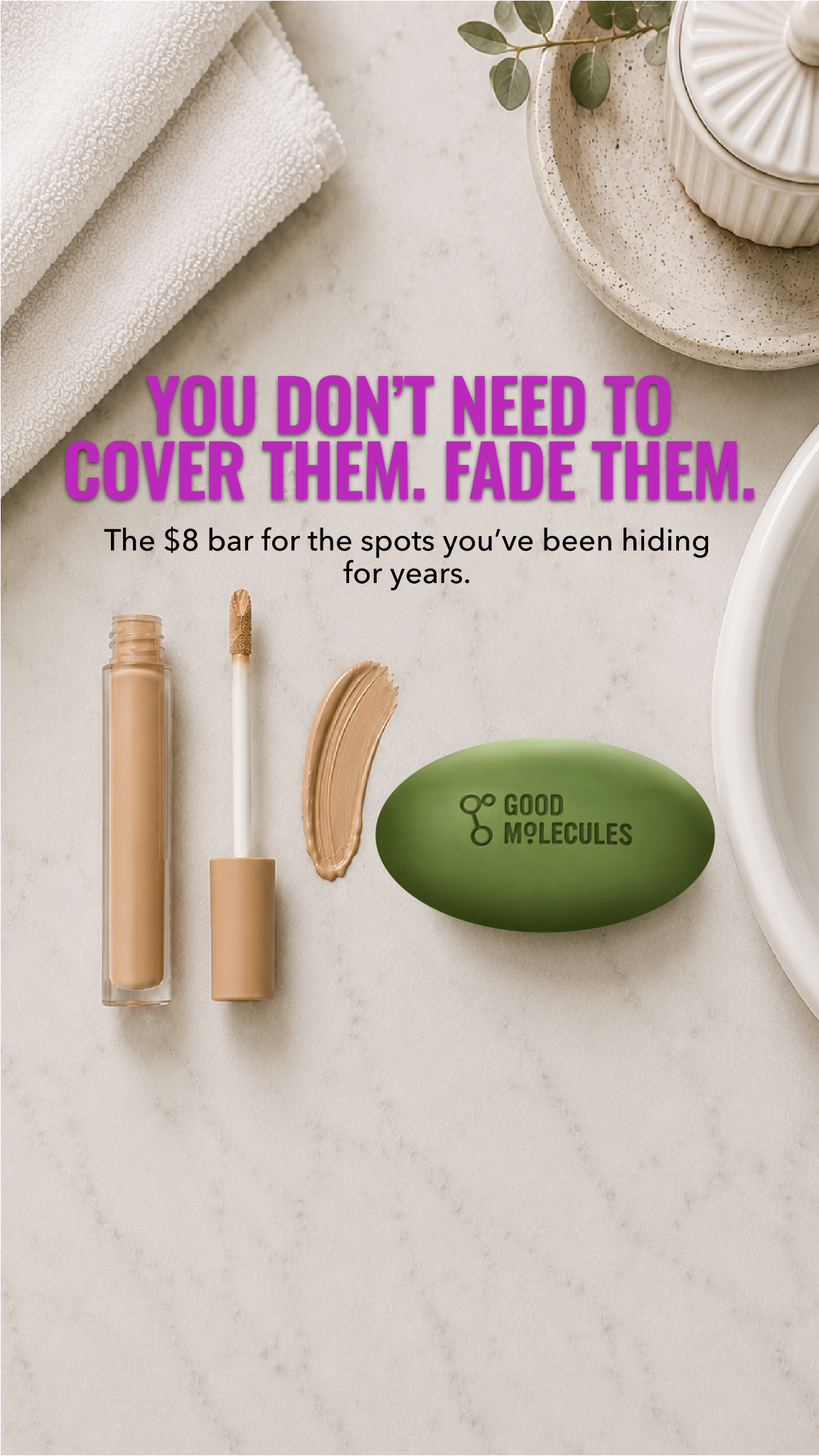 Good Molecules Facebook ad