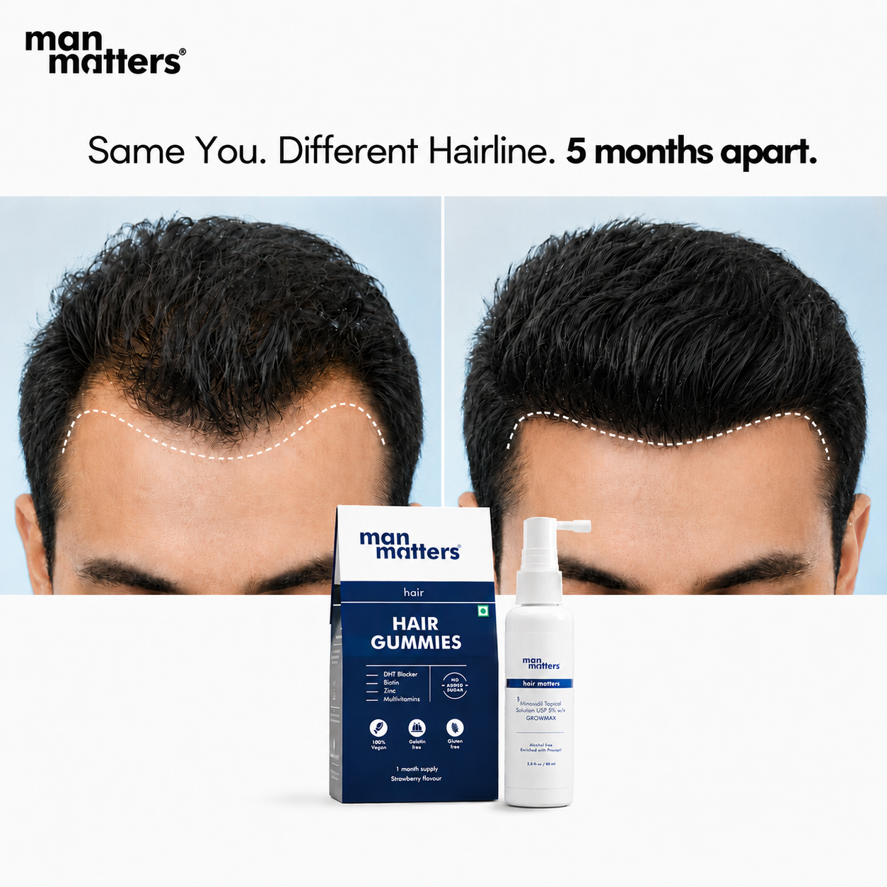 Hair Matters by Man Matters Facebook ad