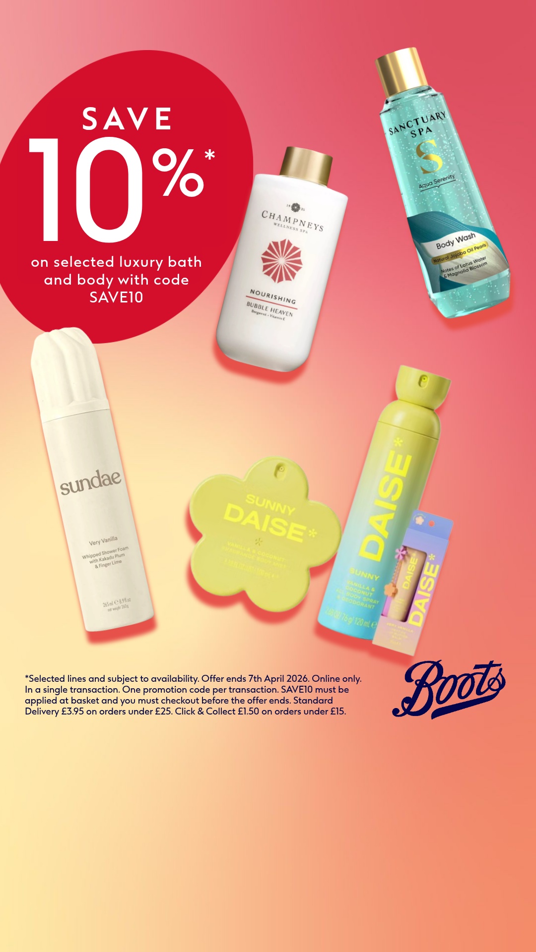 Boots UK Facebook ad