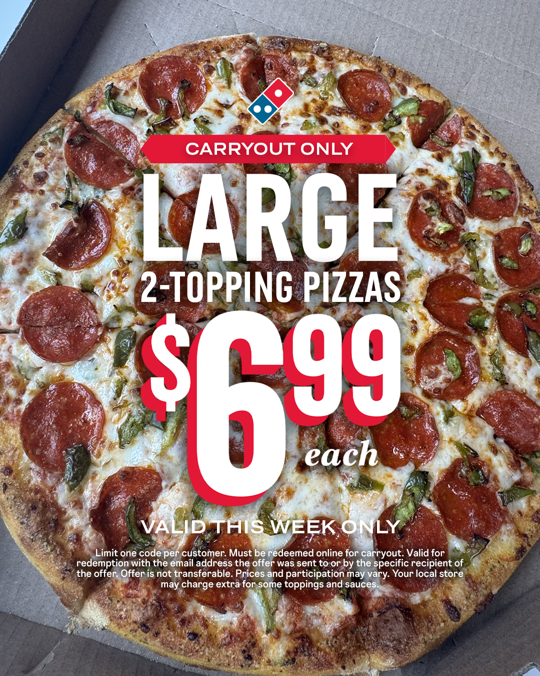 Domino's Pizza Facebook ad