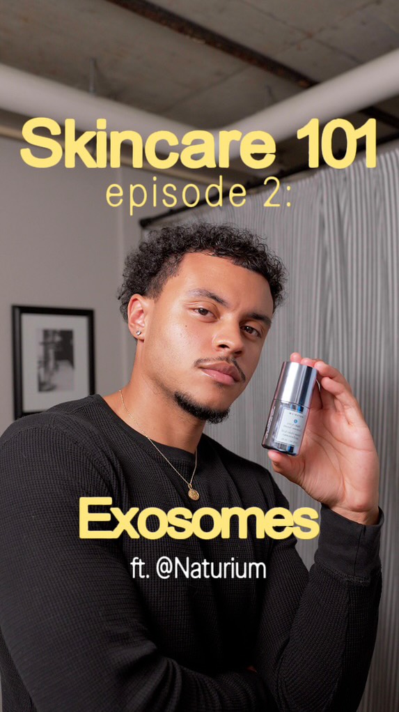 Naturium Facebook ad: Skincare 101, Episode 2: Exosomes An advanced lesson…