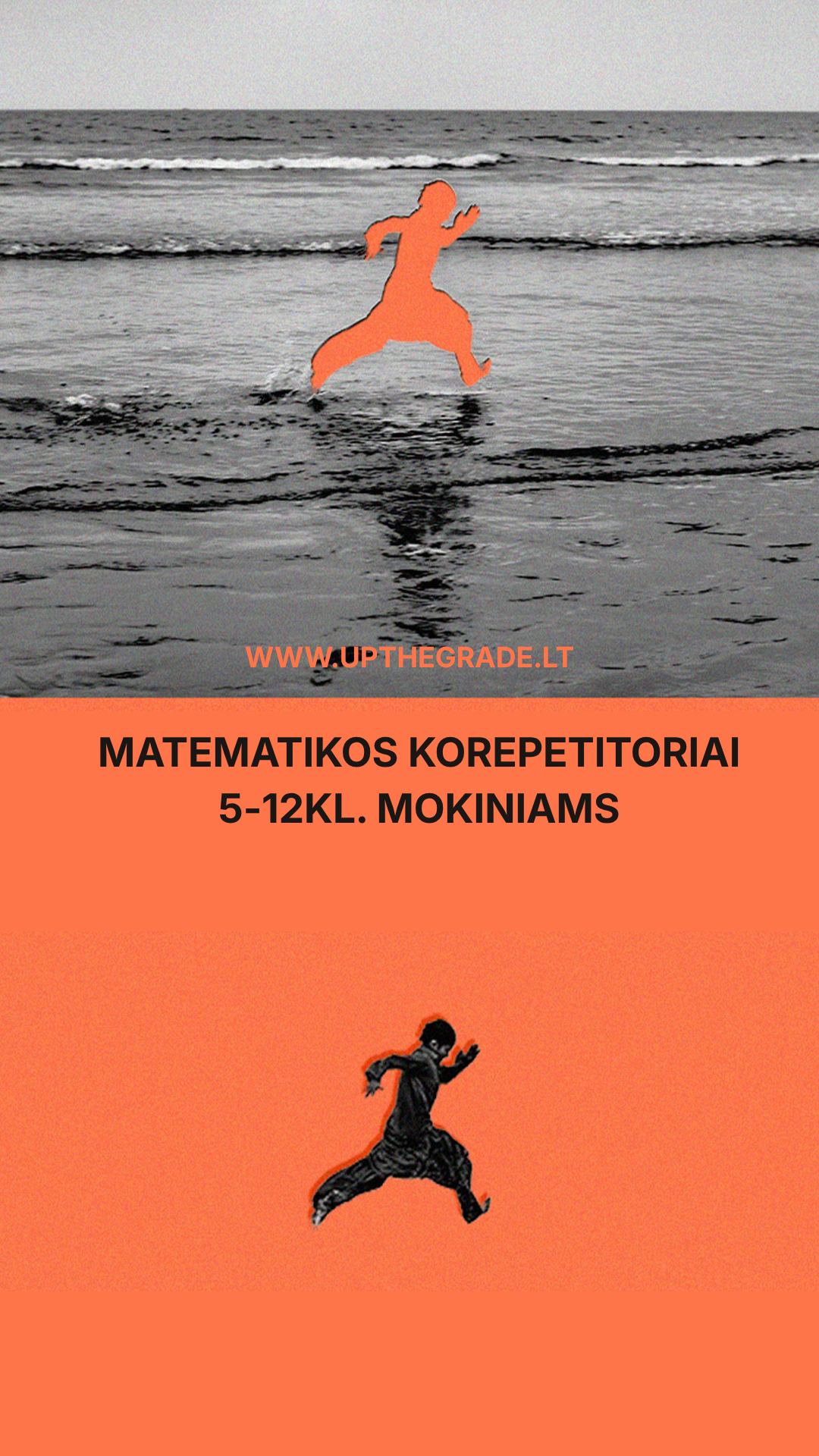 Upthegrade.lt Facebook ad: Ne tik matematikos korepetitorius, bet ir mentorius