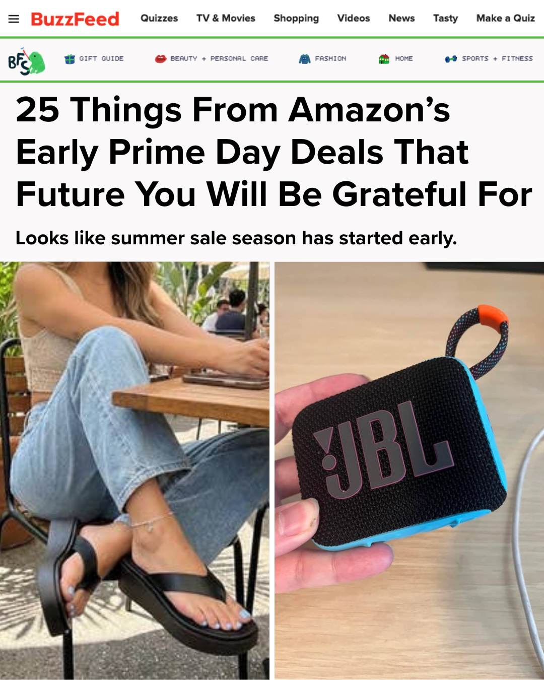 BuzzFeed Facebook ad