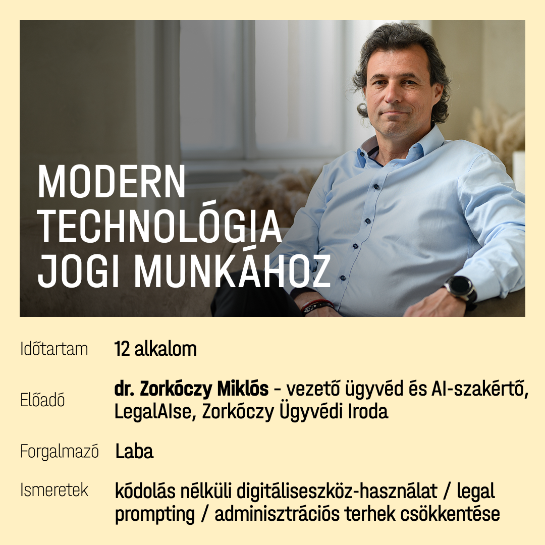Laba Facebook ad: Digitális transzformáció jogászoknak