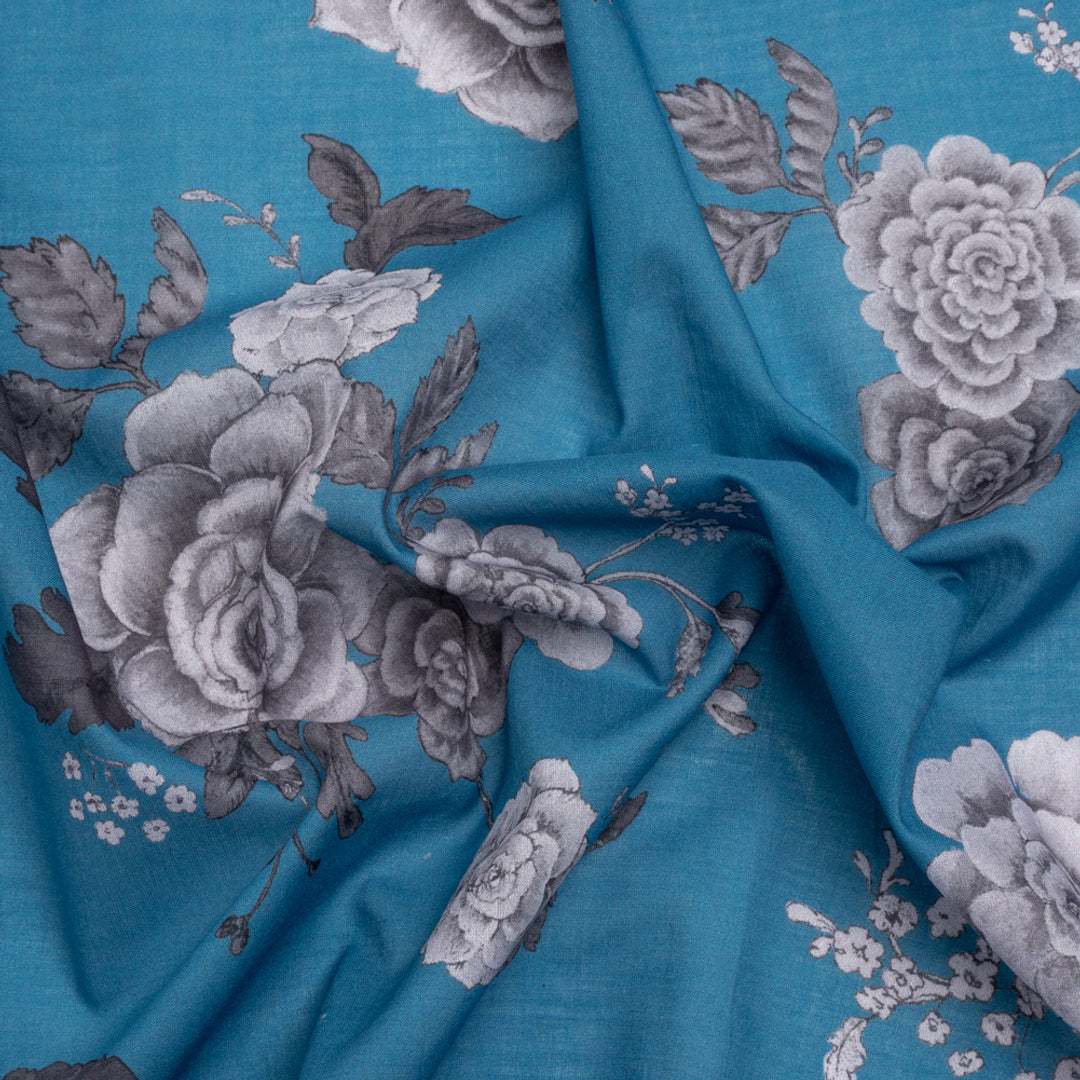 Mood Designer Fabrics Facebook ad: Still thinking about that fabric?