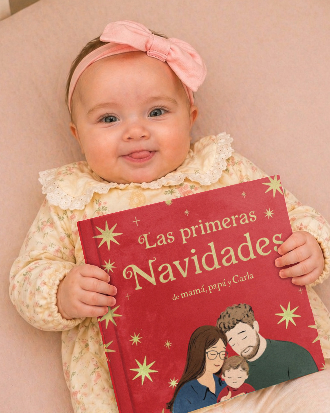 Wonderbly Facebook ad: Un libro de regalo de Navidad personalizado para la nueva…