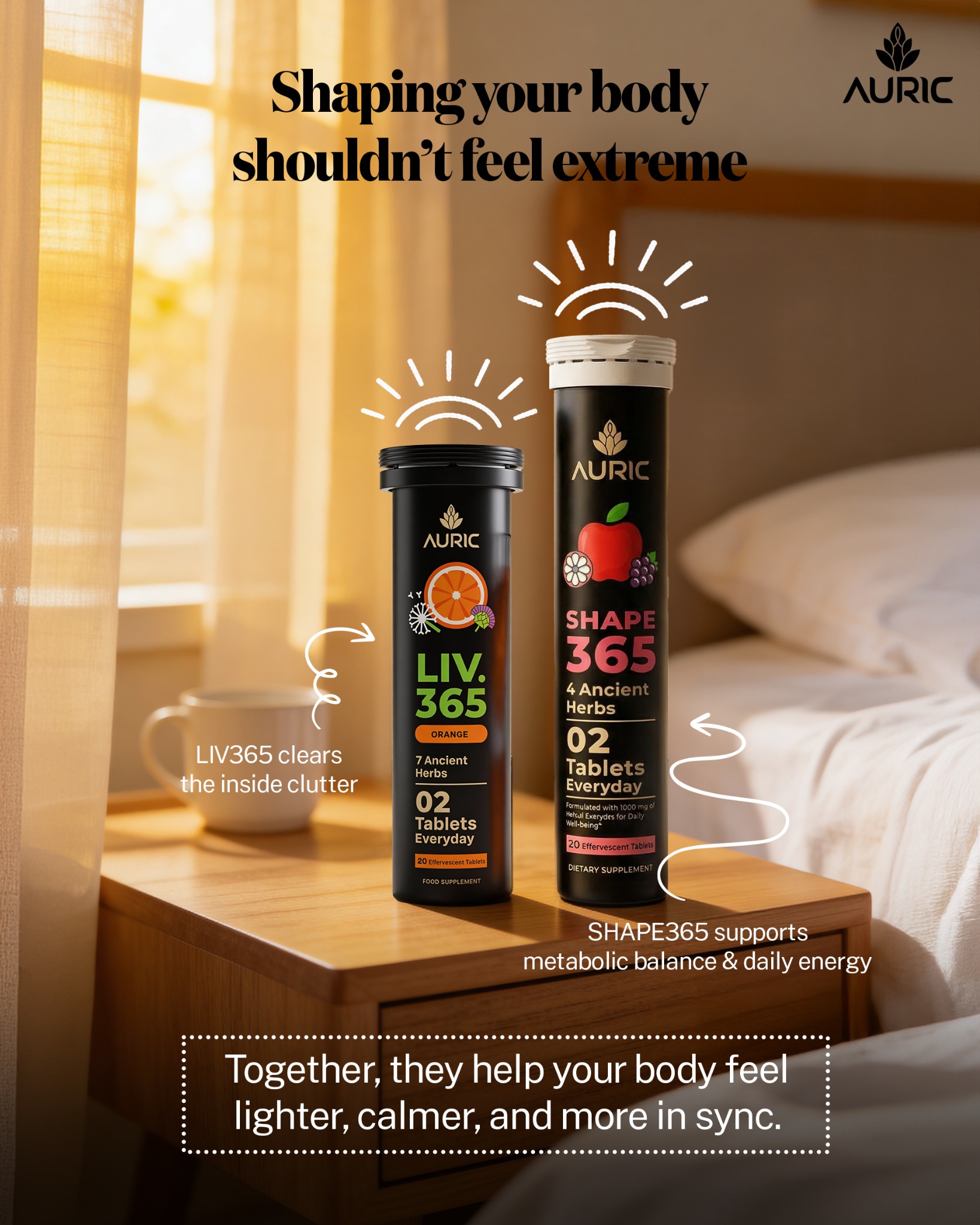 Auric Performance Booster Facebook ad