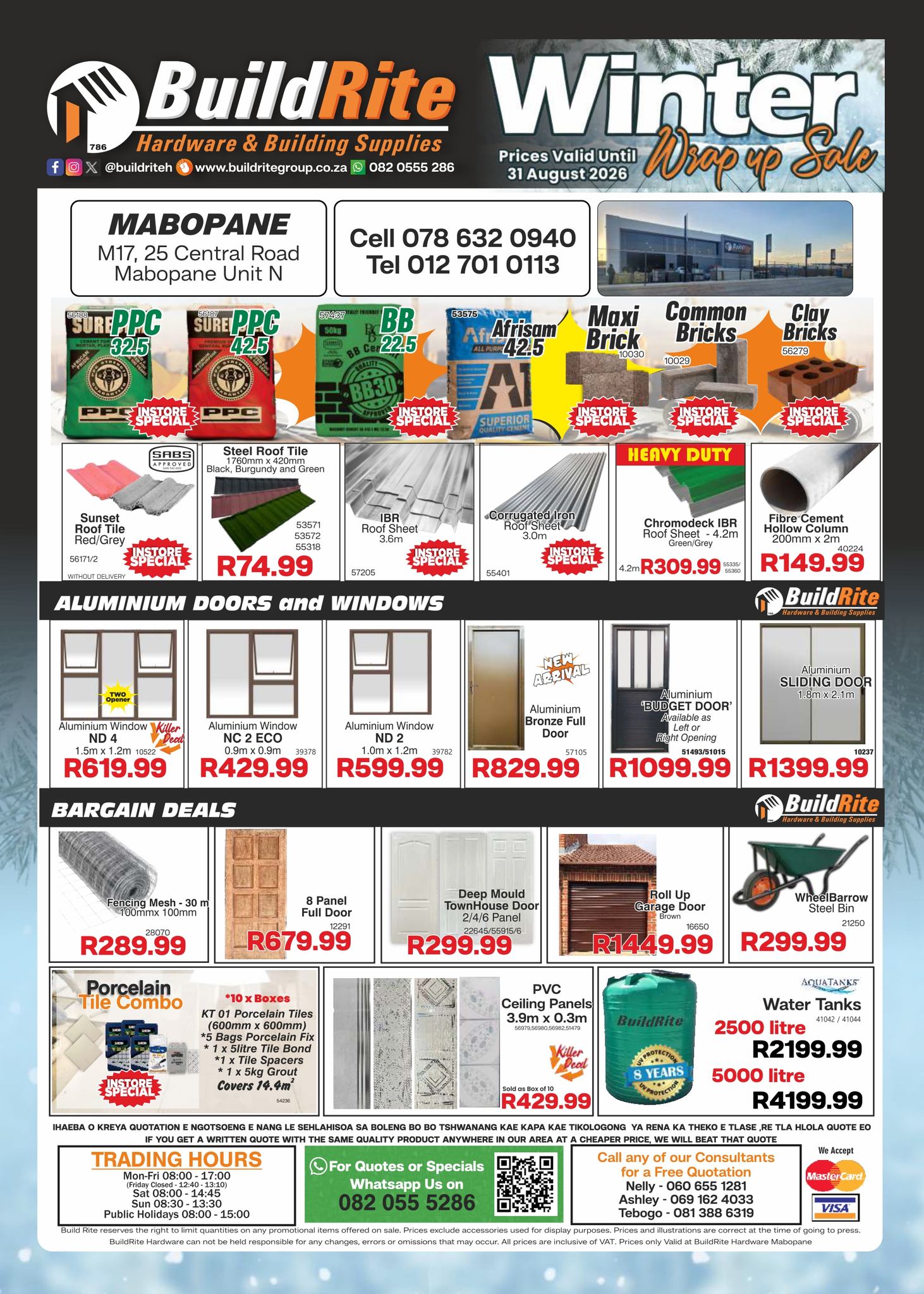Build Rite Hardware Facebook ad