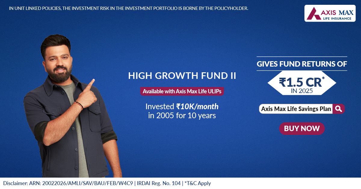 Axis Max Life Insurance Facebook ad