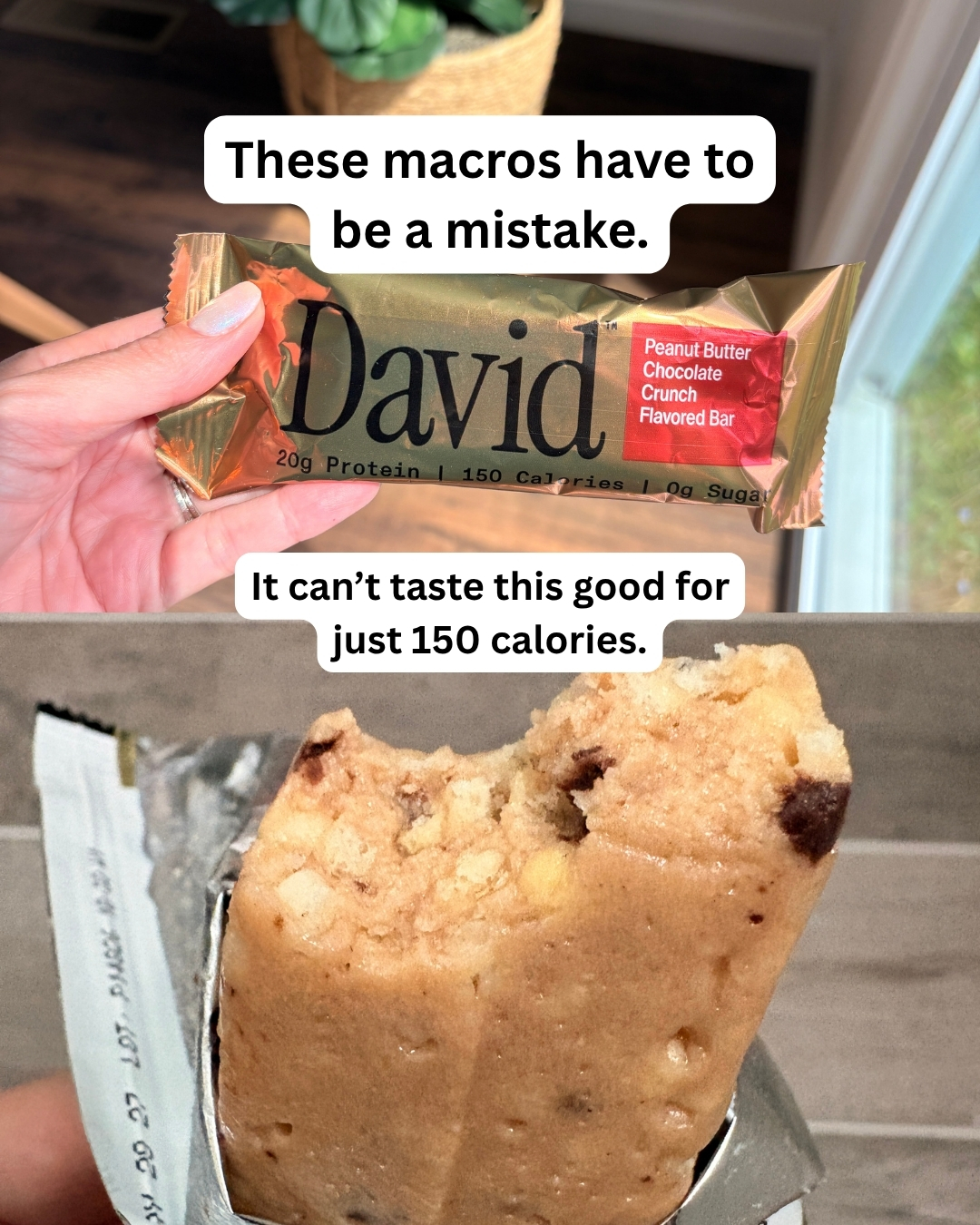BroBible Facebook ad: Nearly 30g of Protein for 150 Calories