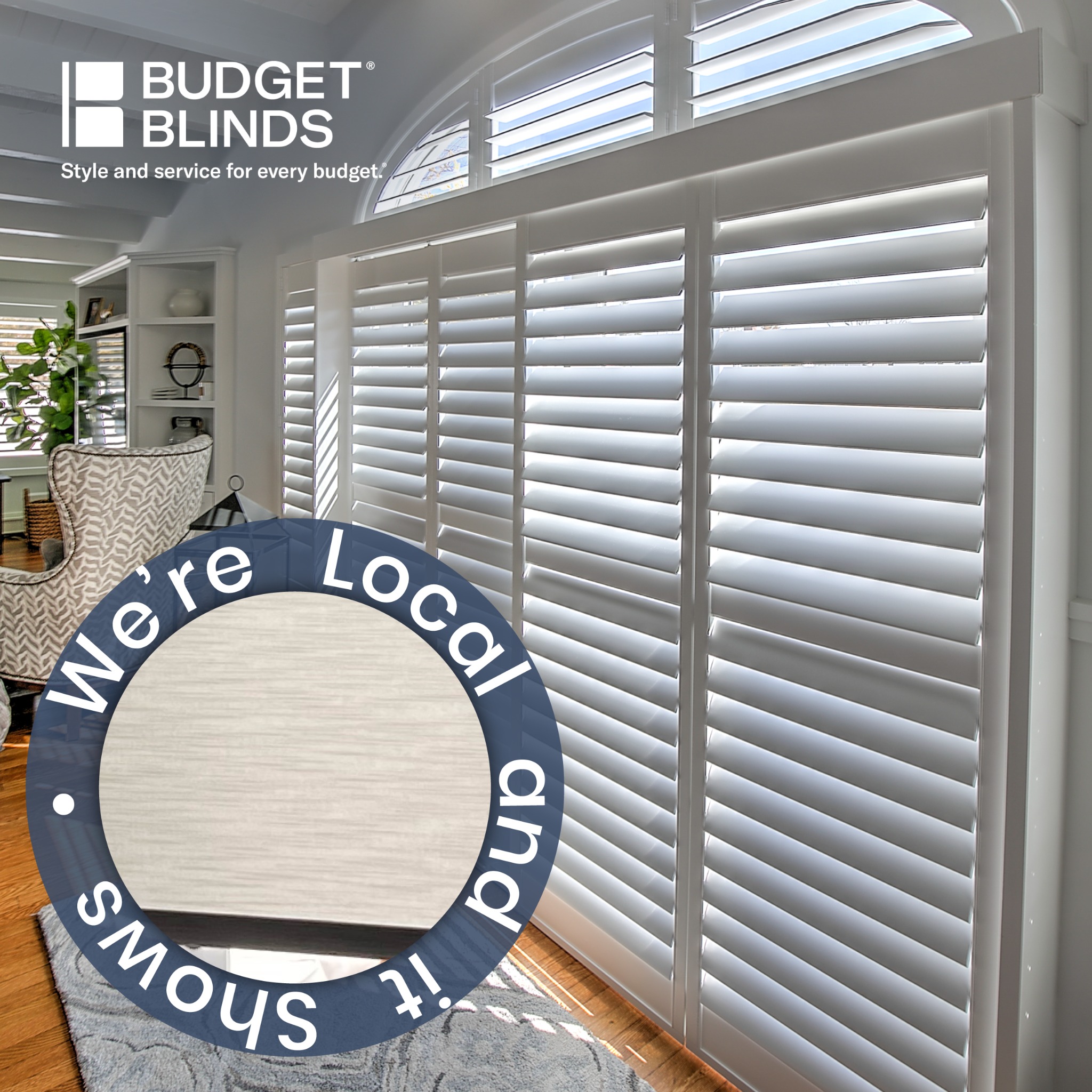 Budget Blinds of Cedar Falls/Waterloo Facebook ad