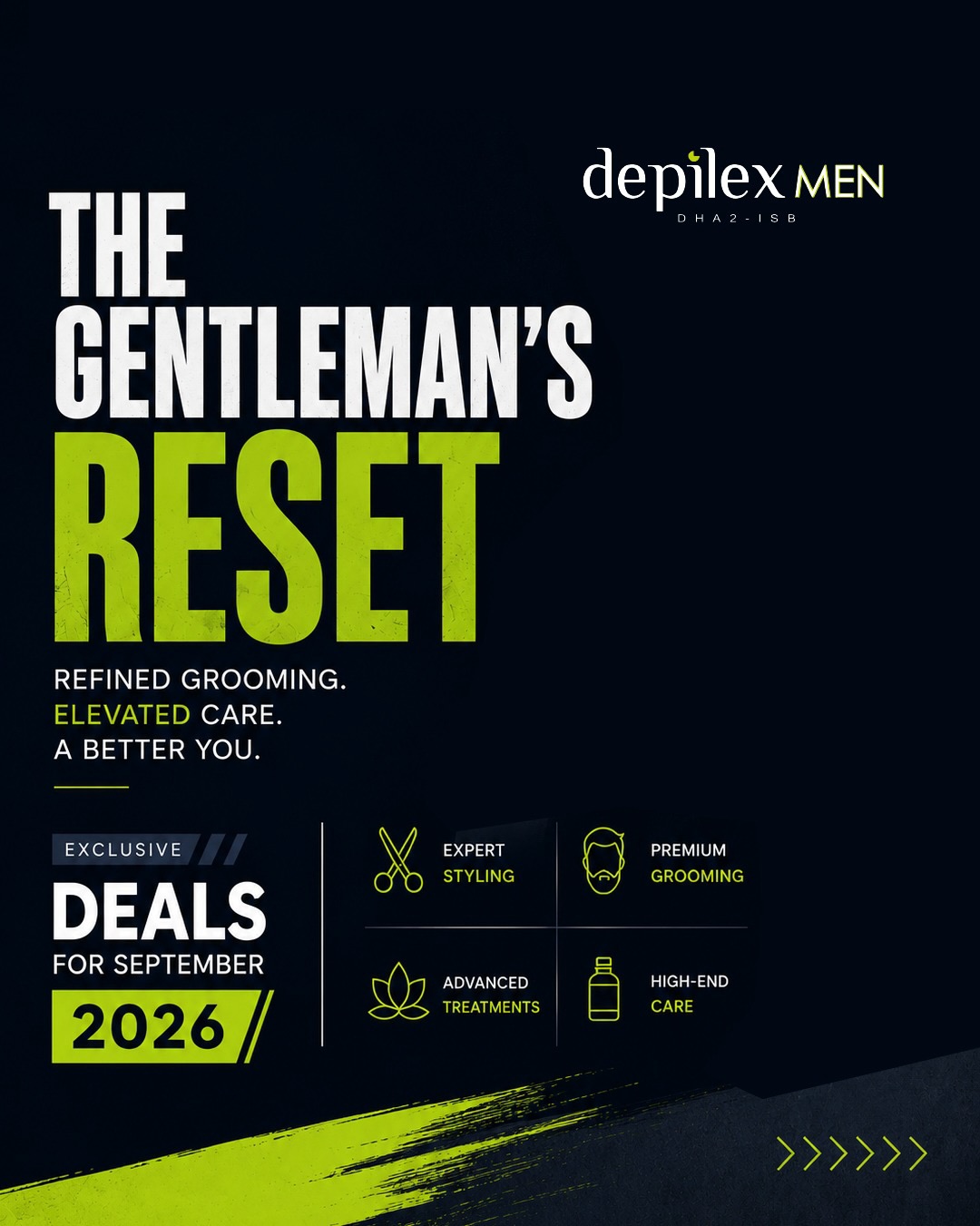Depilex Men Facebook ad: September Deals Are Here!