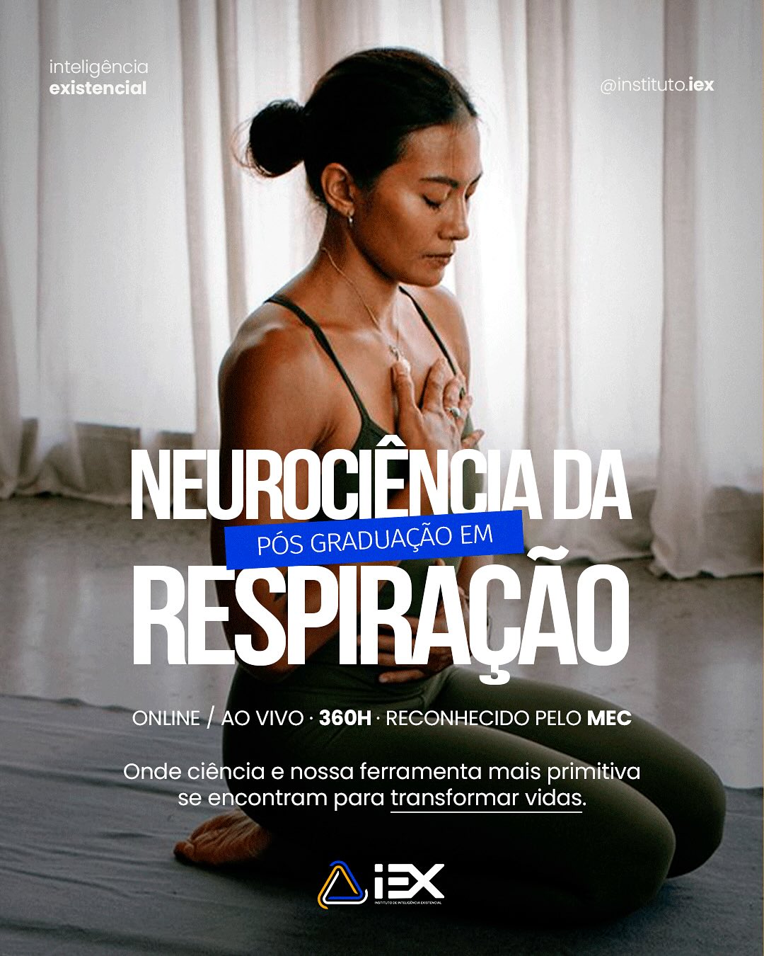 Instituto de Inteligência Existencial Facebook ad: Chegou a hora de transformar a sua carreira…