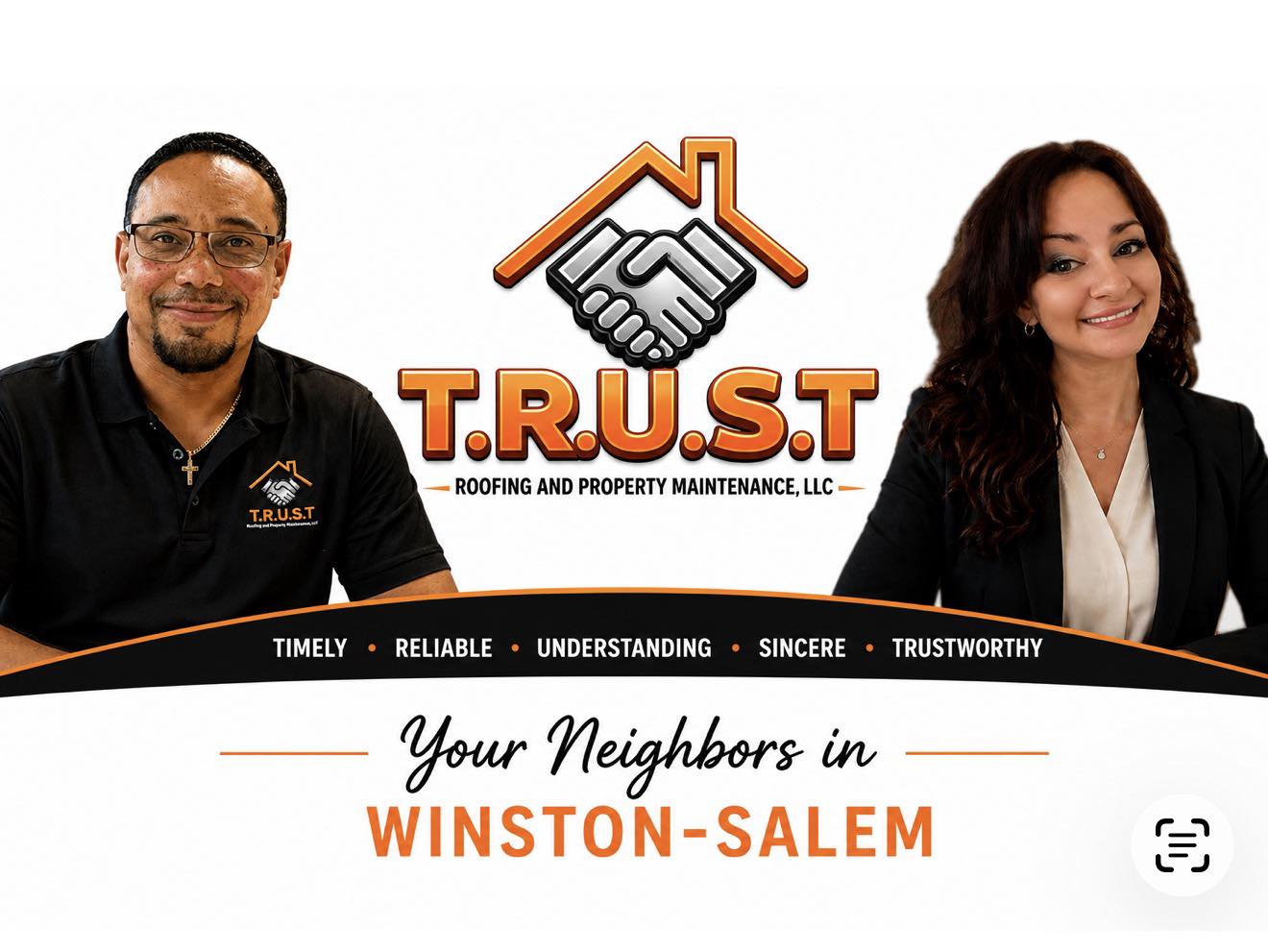 TRUST Roofing Facebook ad