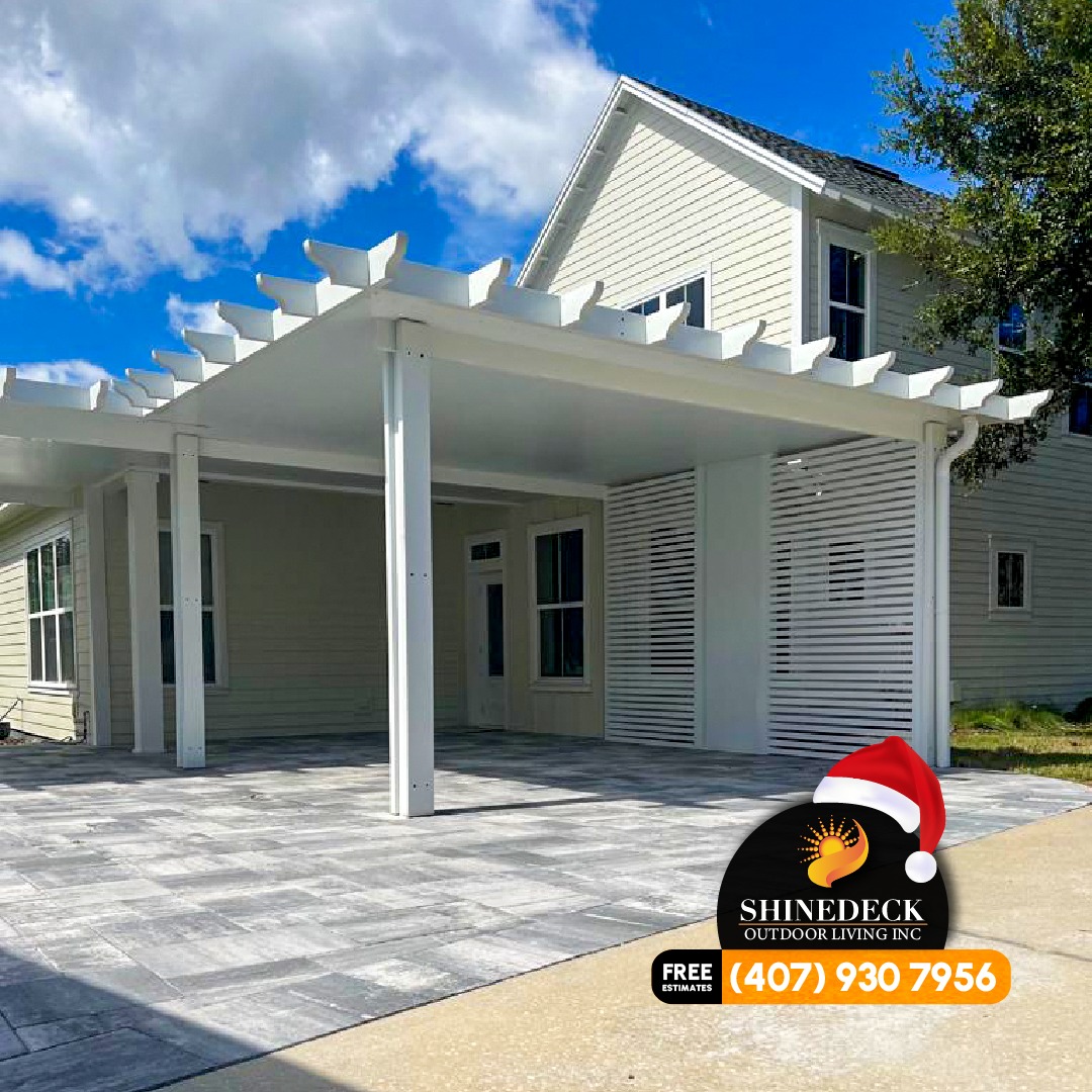 SHINEDECK Outdoor Living Inc Facebook ad: Aluminum Pergolas