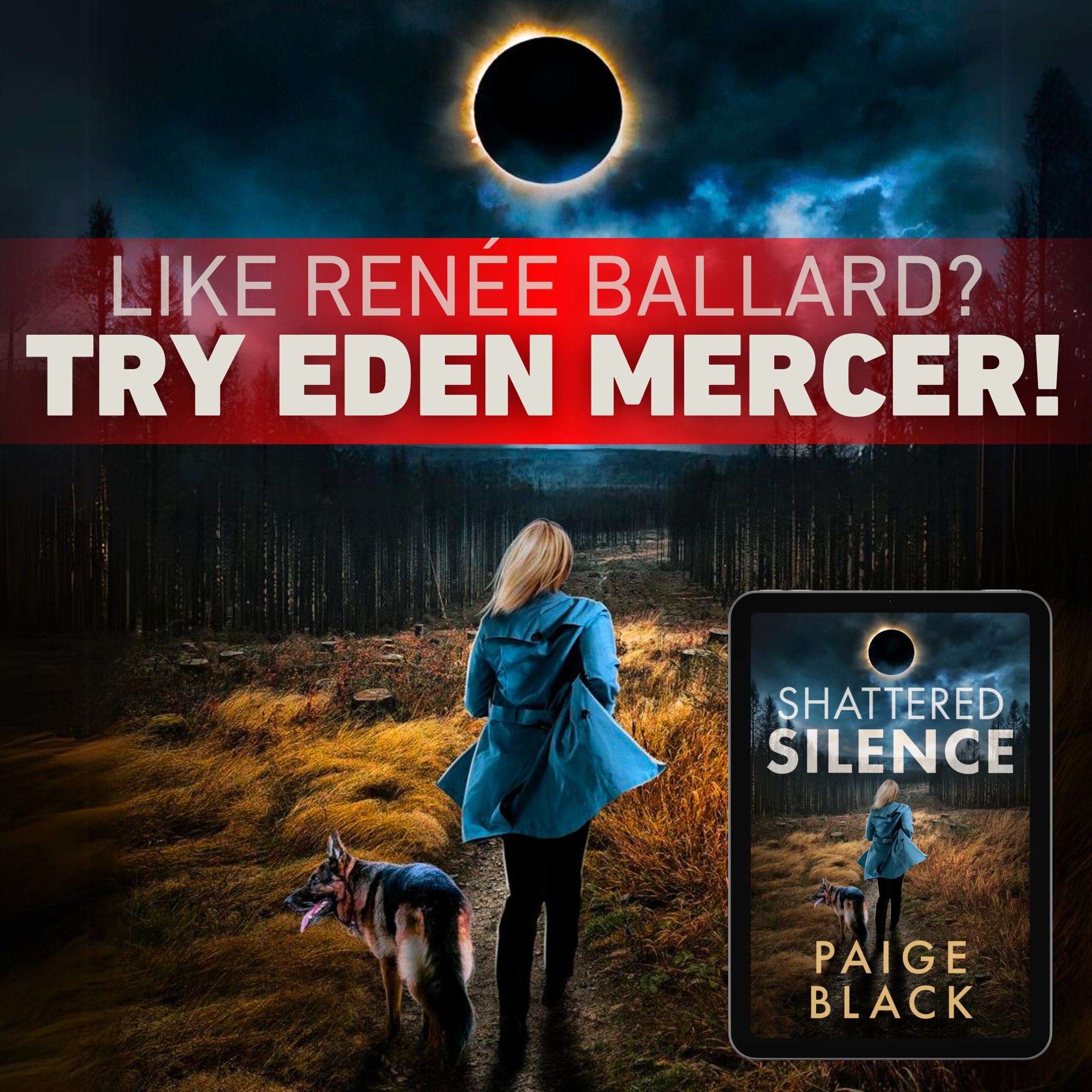 Paige Black Books Facebook ad