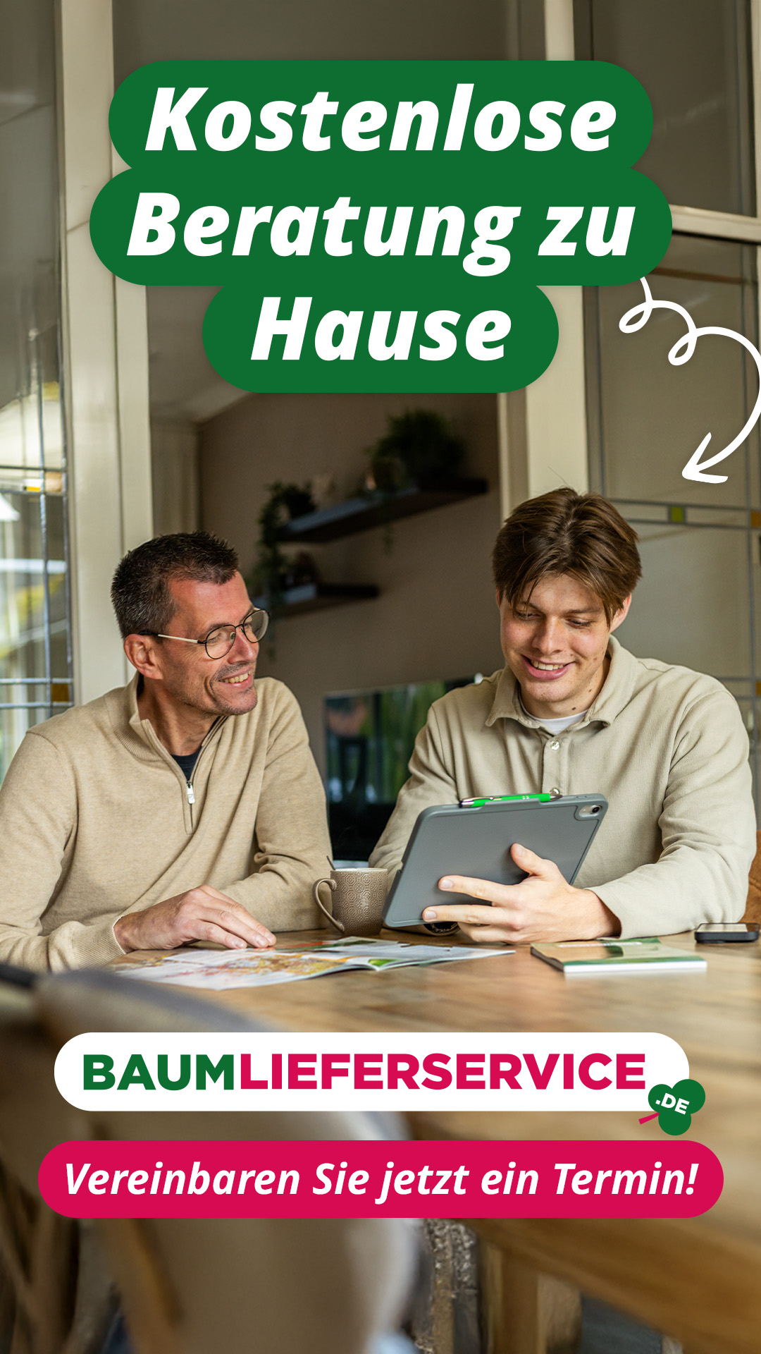 Baumlieferservice.de Facebook ad