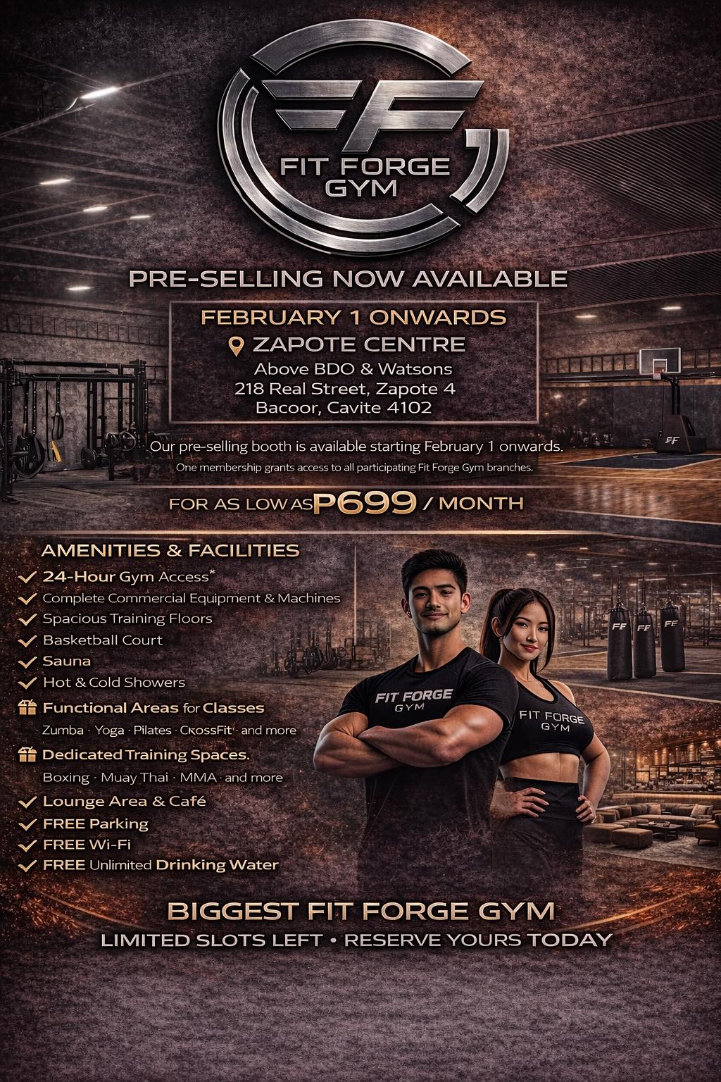 FitForge Gym Facebook ad