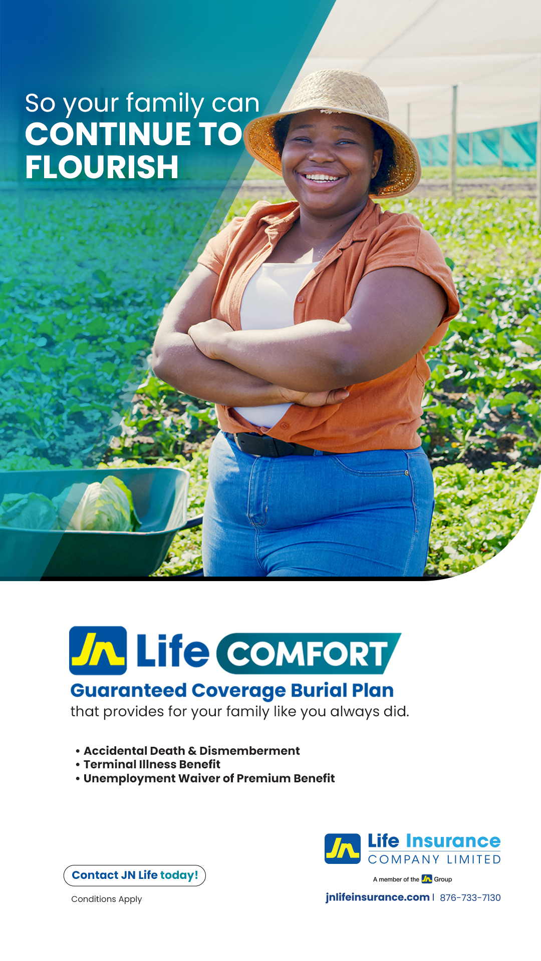 JN Life Insurance Facebook ad