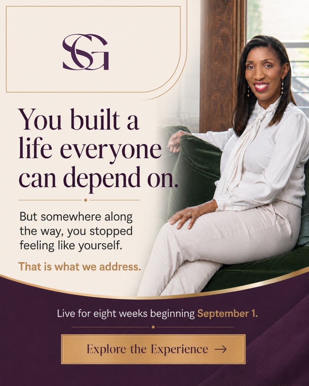 shavonnegammage.co Facebook ad: You built a life everyone can depend on.