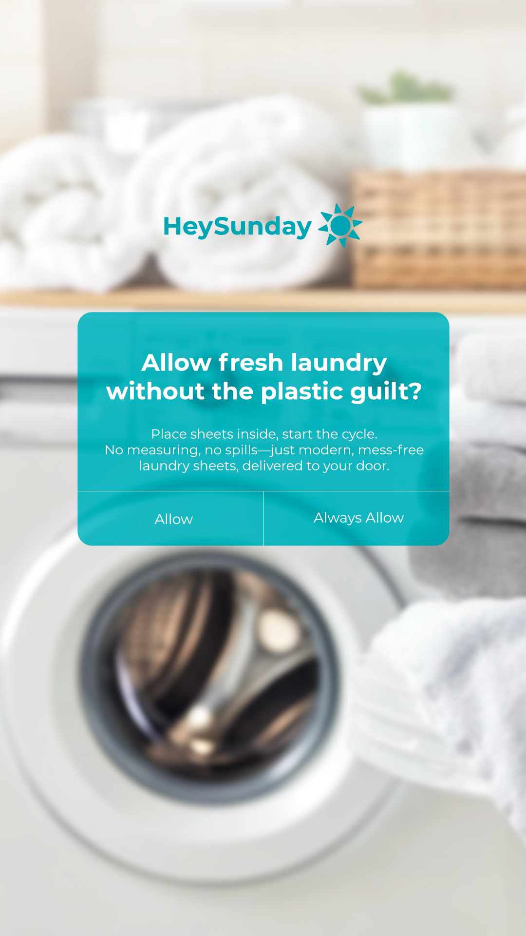 HeySunday Facebook ad