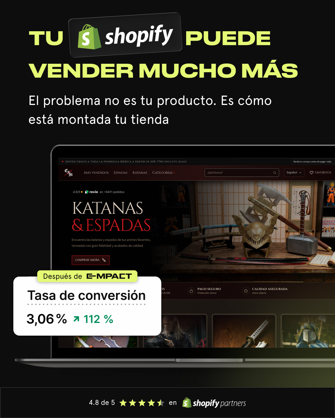 E-mpact.es Facebook ad: El problema no es tu producto